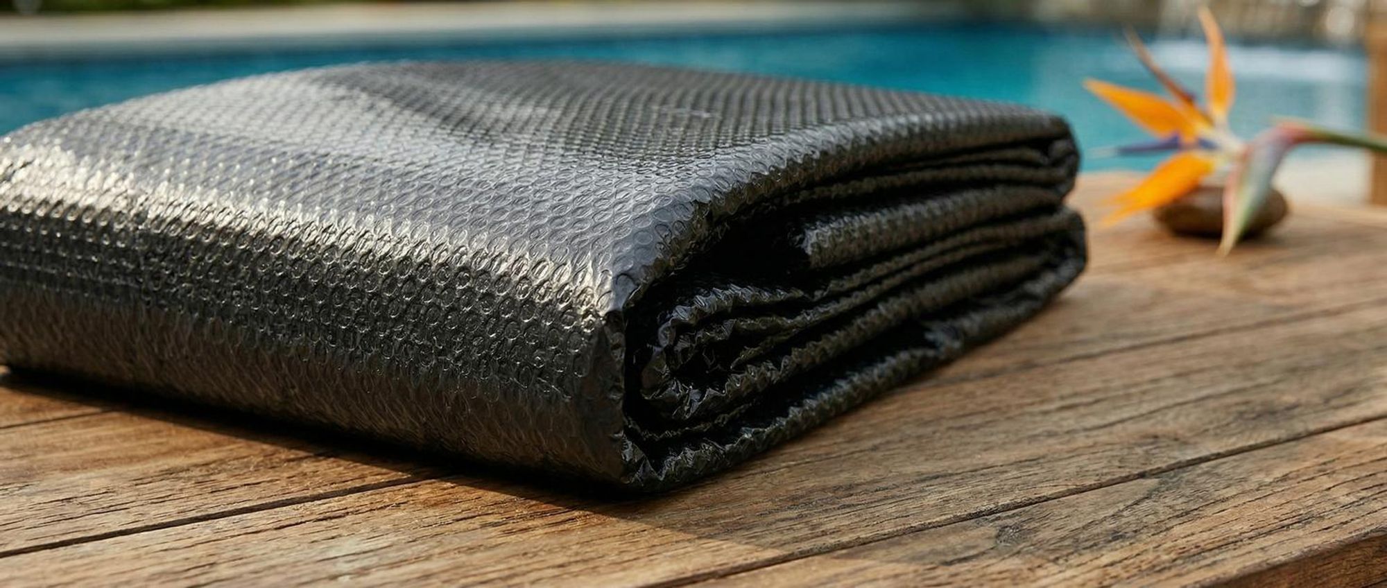 tectake® Pool-Solarfolie rechteckig und selbstschwimmend 200 x 300 cm