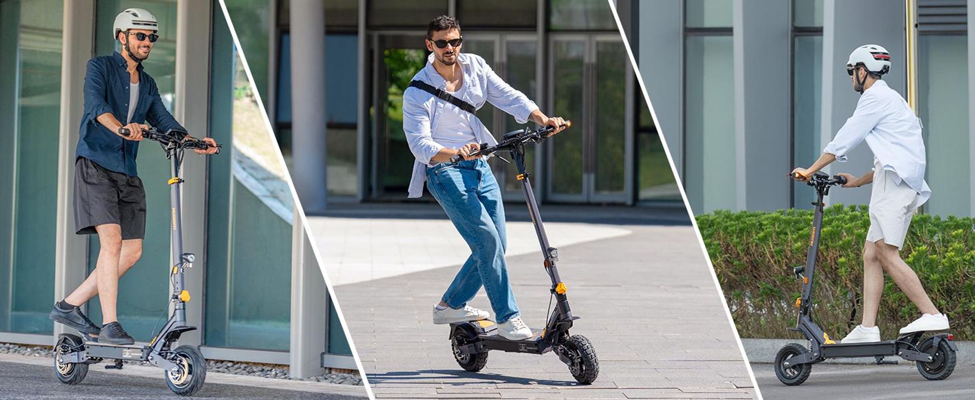 Ausom L1 ABE E-Scooter 500W 48V 15,6Ah 70 km Reichweite NFC Schloss E-ABS 10 Zoll Tubeless Reifen