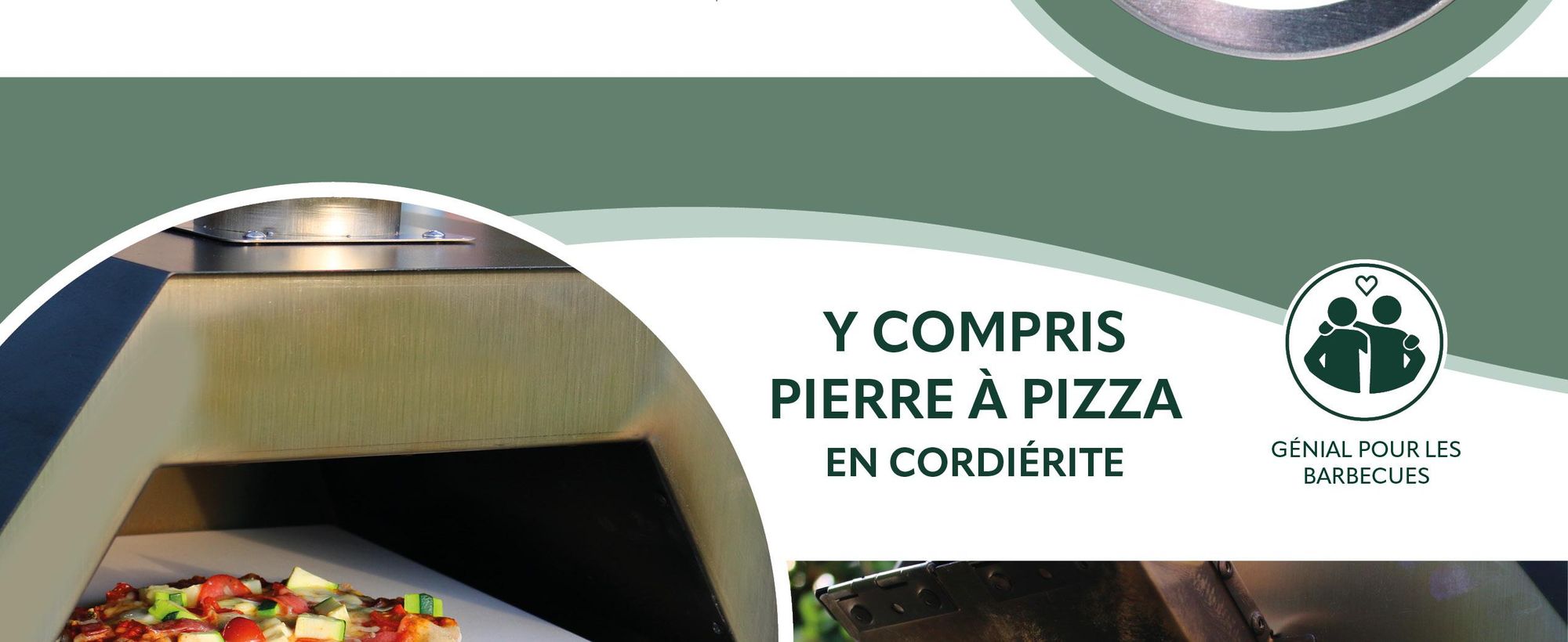 Four à pizza dans le jardin