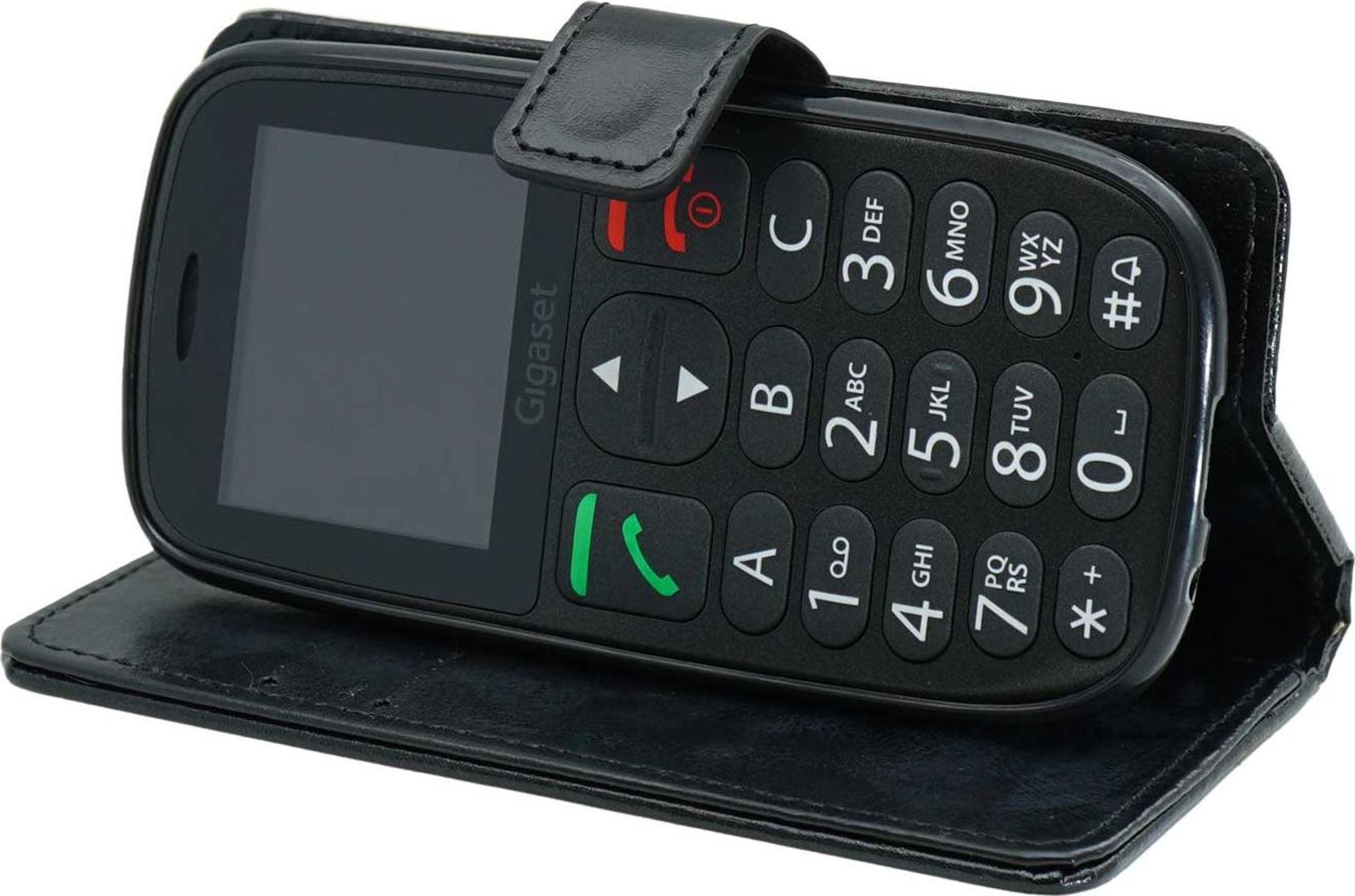 caseroxx Handy Hülle Tasche kompatibel mit Gigaset GL395 Bookstyle-Case Wallet Case Bild 5