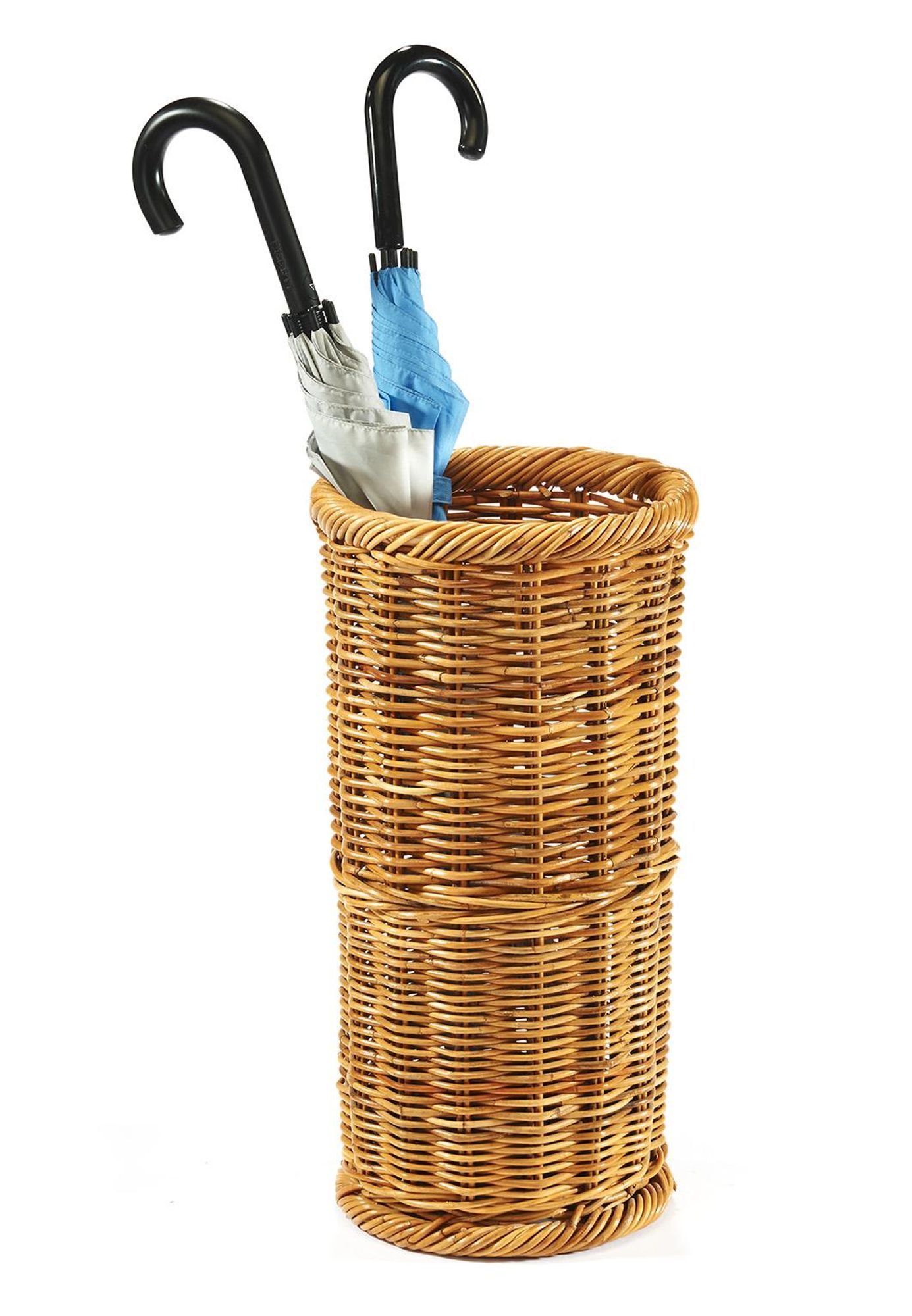Kobolo Regenschirmständer Schirmständer aus Rattan - lacak - in Handarbeit geflochten