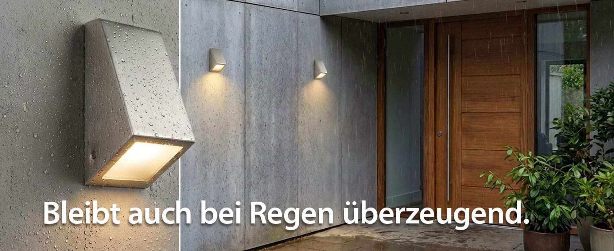 Außenwandleuchte Edelstahl 560-SN: Kompaktes Design, V2A-Edelstahl, IP44, GU10 Fassung