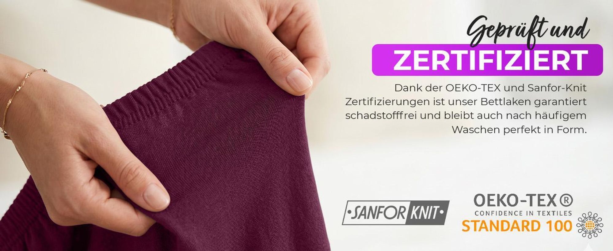 EllaTex Premium Spannbettlaken 200x220–220x240 Baumwolle-Elasthan 200 g/m² – Spannbetttuch 40 cm Steg, Boxspring & Wasserbett, Farbe: Anthrazit-Grau