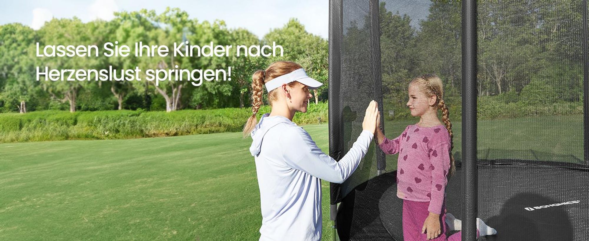SONGMICS Trampolin 366 cm, Gartentrampolin für Kinder mit Sicherheitsnetz, Randabdeckung, Leiter, schwarz
