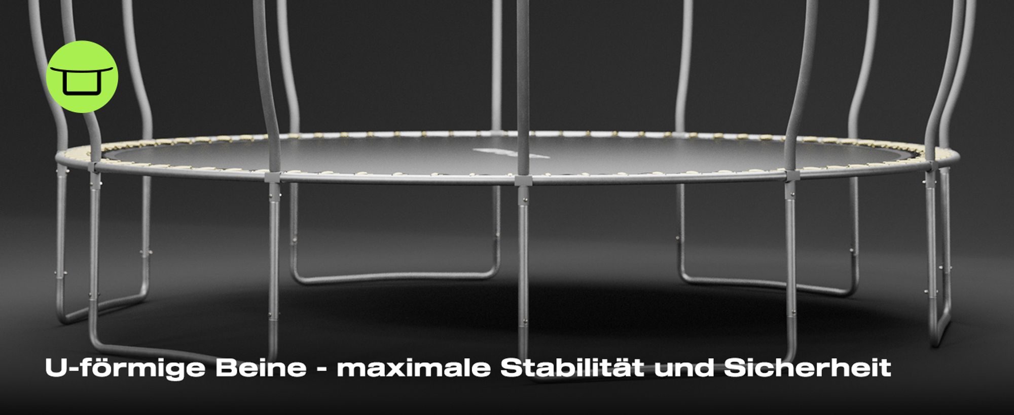 Stabile Konstruktion Trampolin Outdoor 305cm 10FT Gartentrampolin Kindertrampolin
