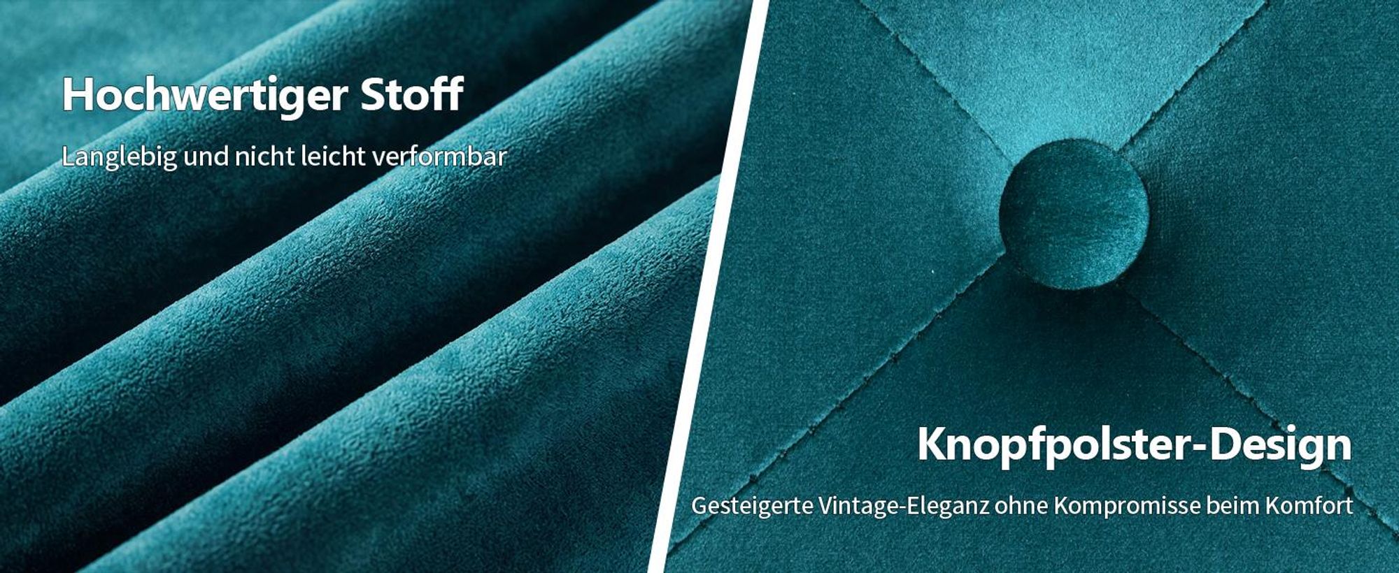 Sitzbank Samt Kunstleder Polsterbank Schminkhocker Schminkbank Farbauswahl, Farbe: Grün, Material:Samt