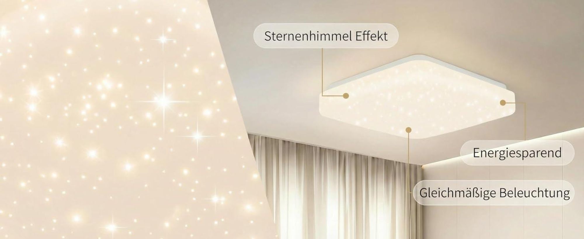 ZMH Led stropné svetlo 4ks hviezdne nebo stropné svietidlo moderné malé hranaté 15W 3000K 21cm teplá biela pre spálňu schodisko kuchyňa obývacia izba kancelária chodba