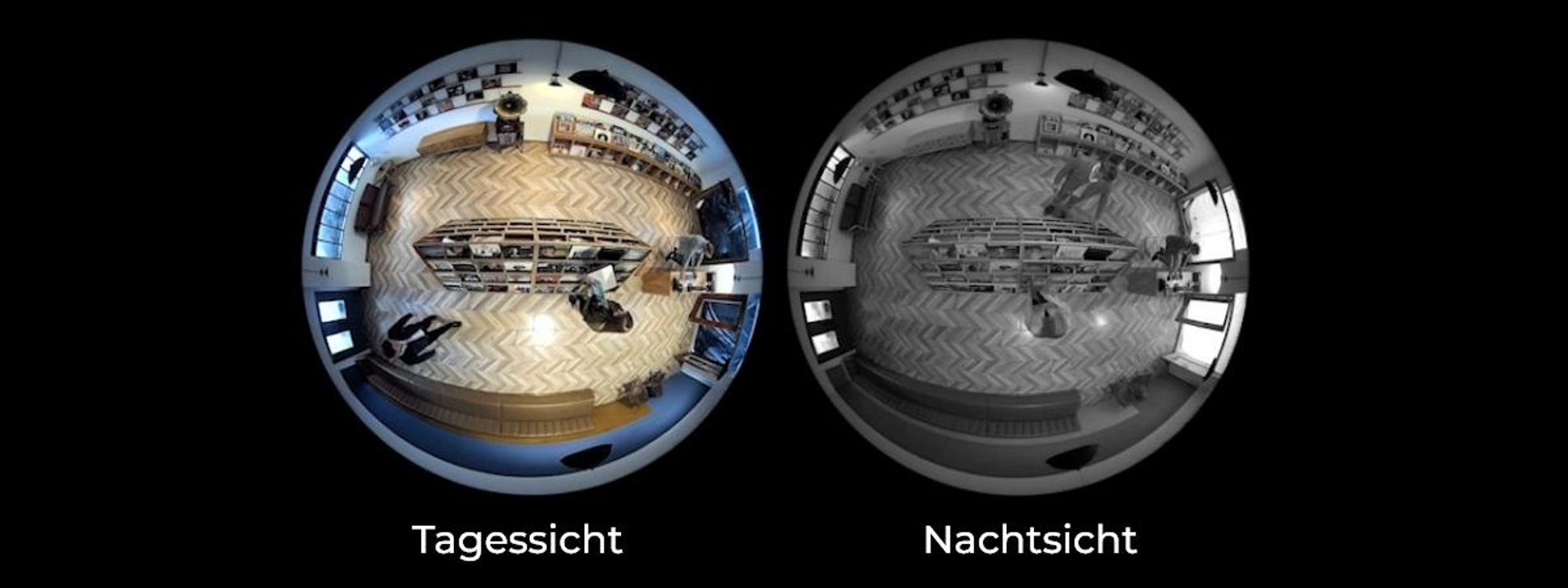 Reolink FE-W, 2K+ 6MP Fisheye-Kamera, 5/2,4GHz WLAN, 360° Panorama, Smarte Personenerkennung, Nachtsicht, Mehrere Anzeigemodi, 2-Wege-Audio, Sirene