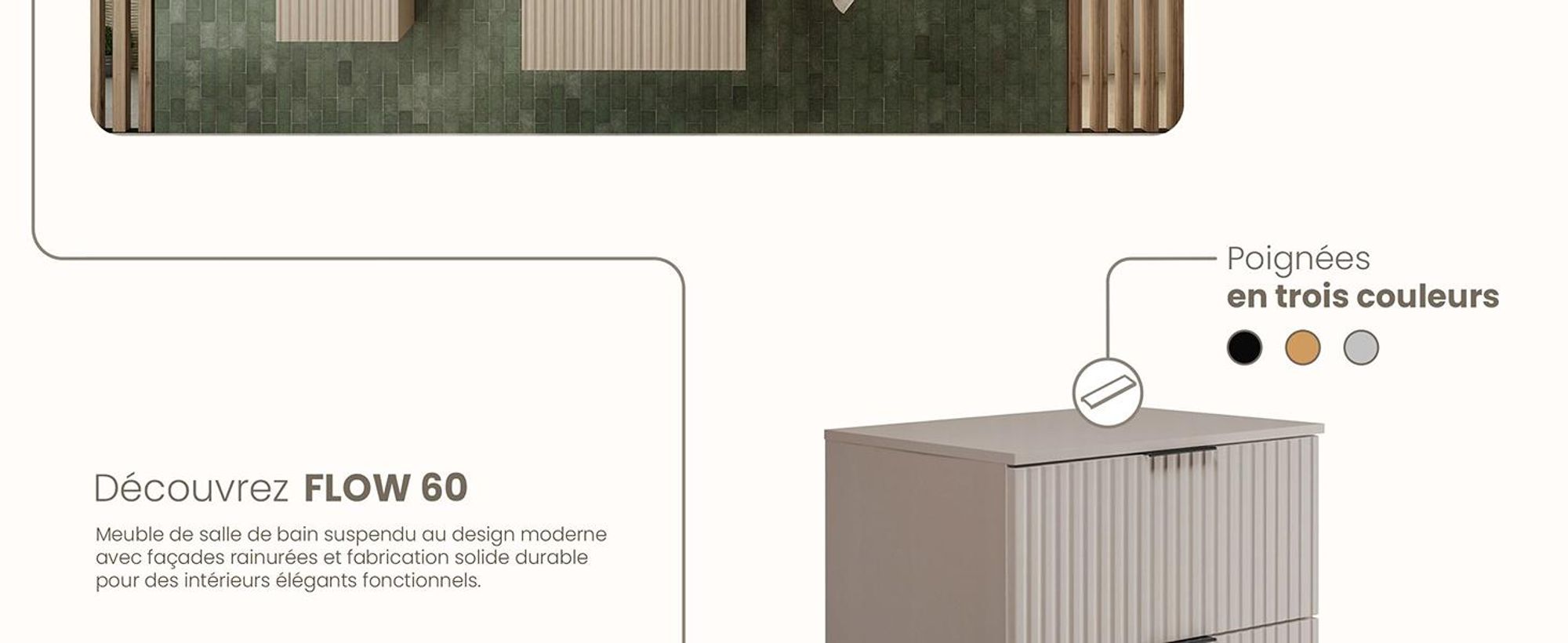 RODAN, meuble de salle de bain, armoire moderne, meuble sous vasque, meuble sous lavabo