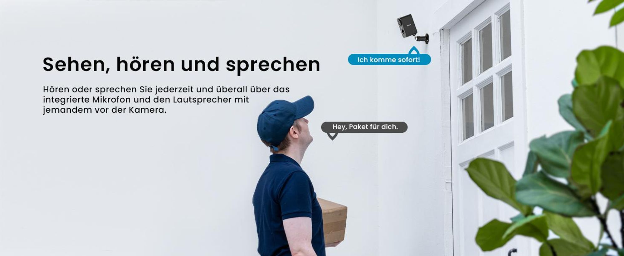 Überwachungskamera Aussen Akku Solar - 2K Kamera Überwachung Aussen WLAN Outdoor kabellos Solarpanel