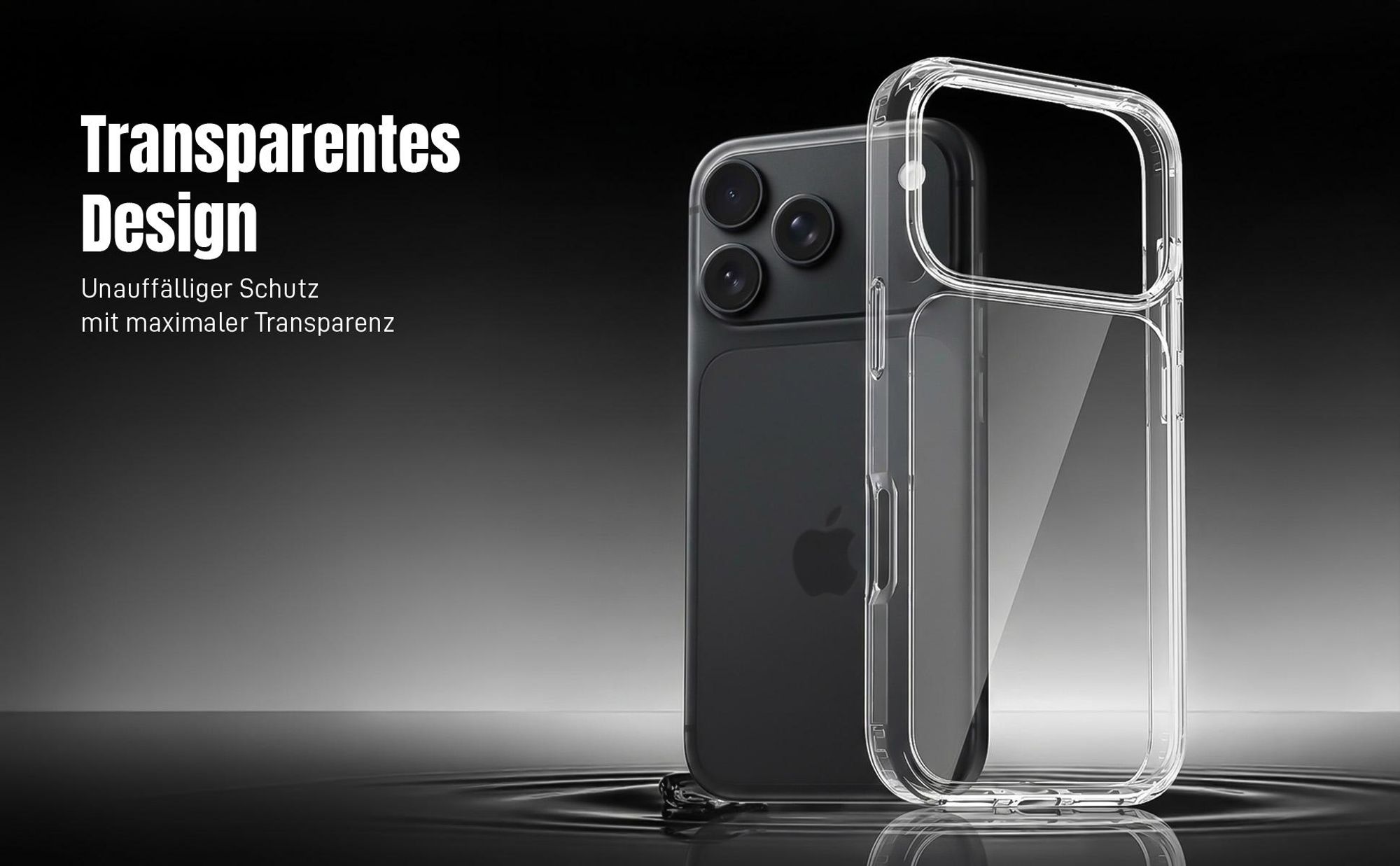 Transparentes Smartphone Cover für unauffälligen Schutz für Apple iPhone 18 Pro