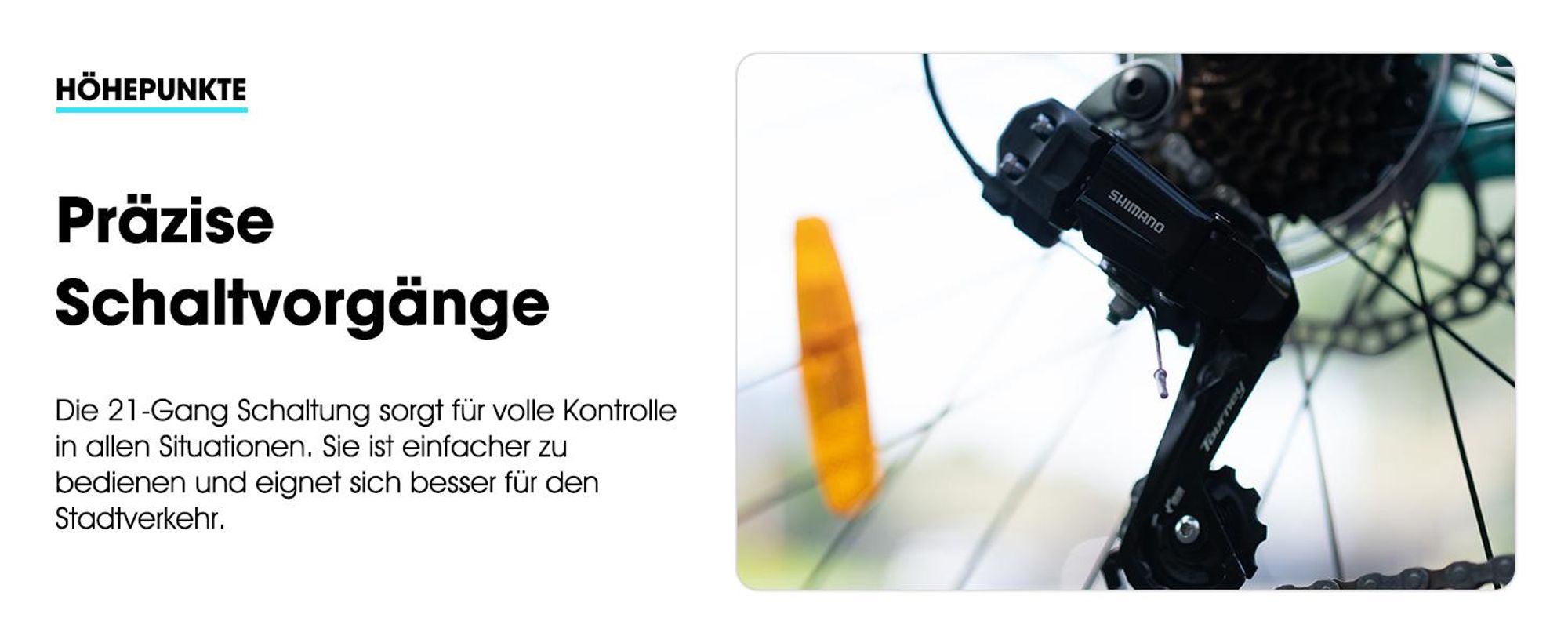 Hiland 26 Zoll Mountainbike, Herren und Damen 21 Gang MTB mit Aluminiumrahmen, Doppelscheibenbremsen, chutzblech und gefederter Vordergabel