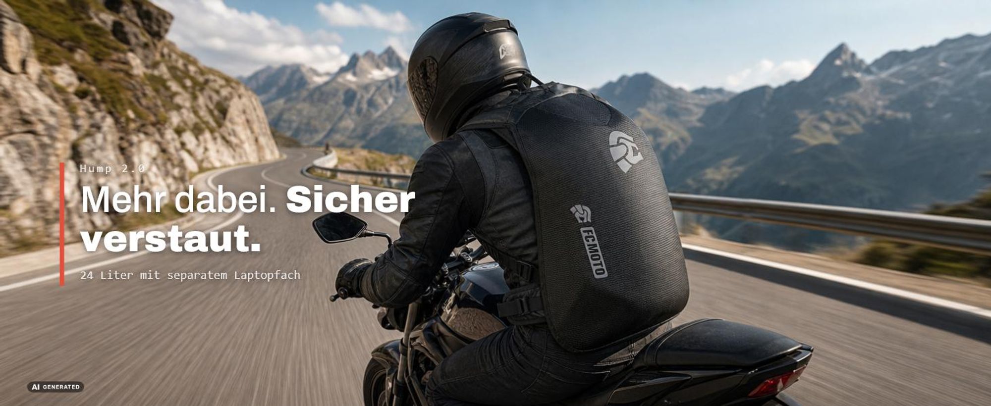 FC-Moto Hump 2.0 Motorrad Rucksack