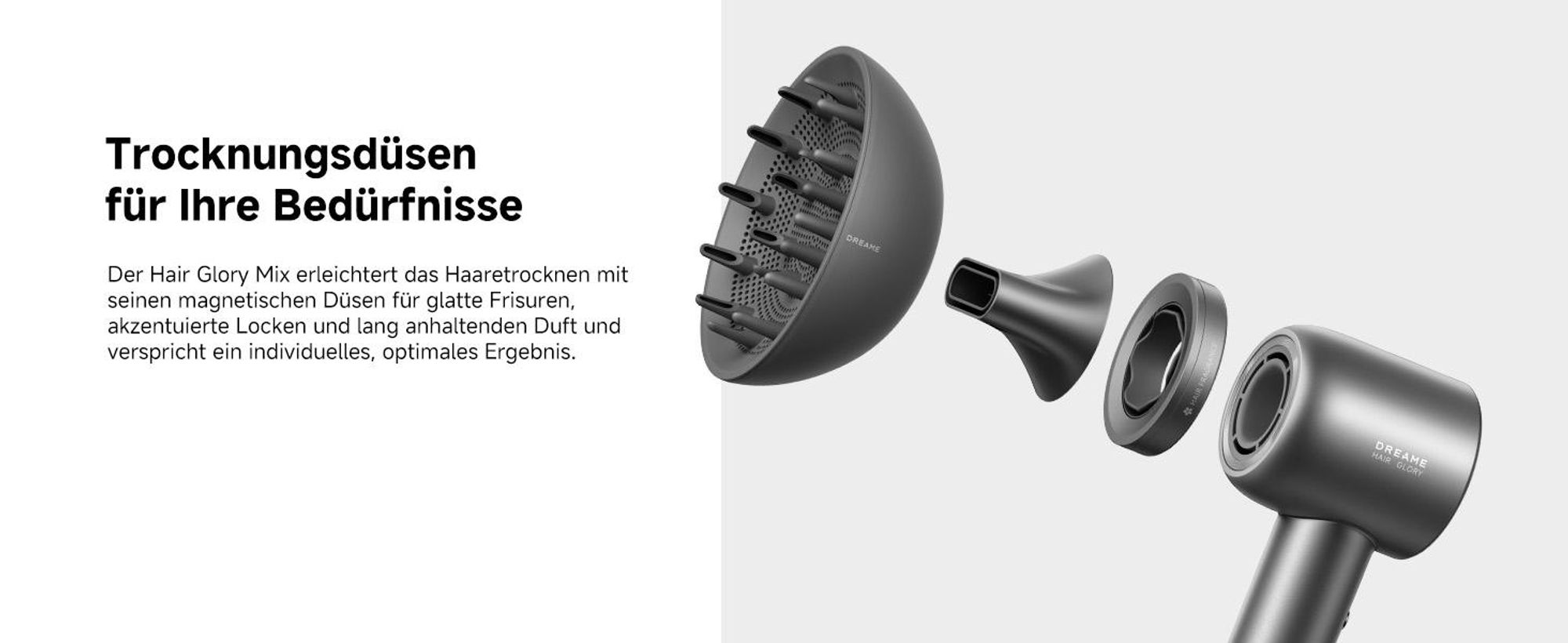 Dreame Glory Mix Haartrockner schwarz