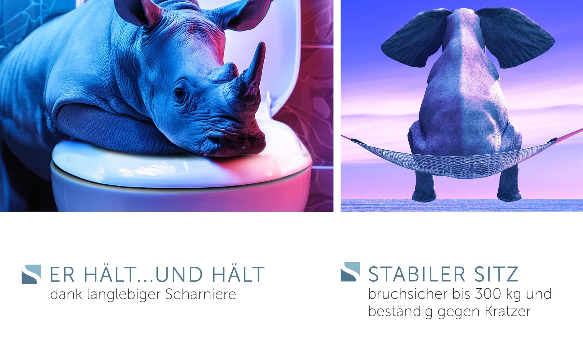 SCHÜTTE Thermoplast WC-Sitz WHITE, PREMIUM, mit Absenkautomatik und Schnellverschluss