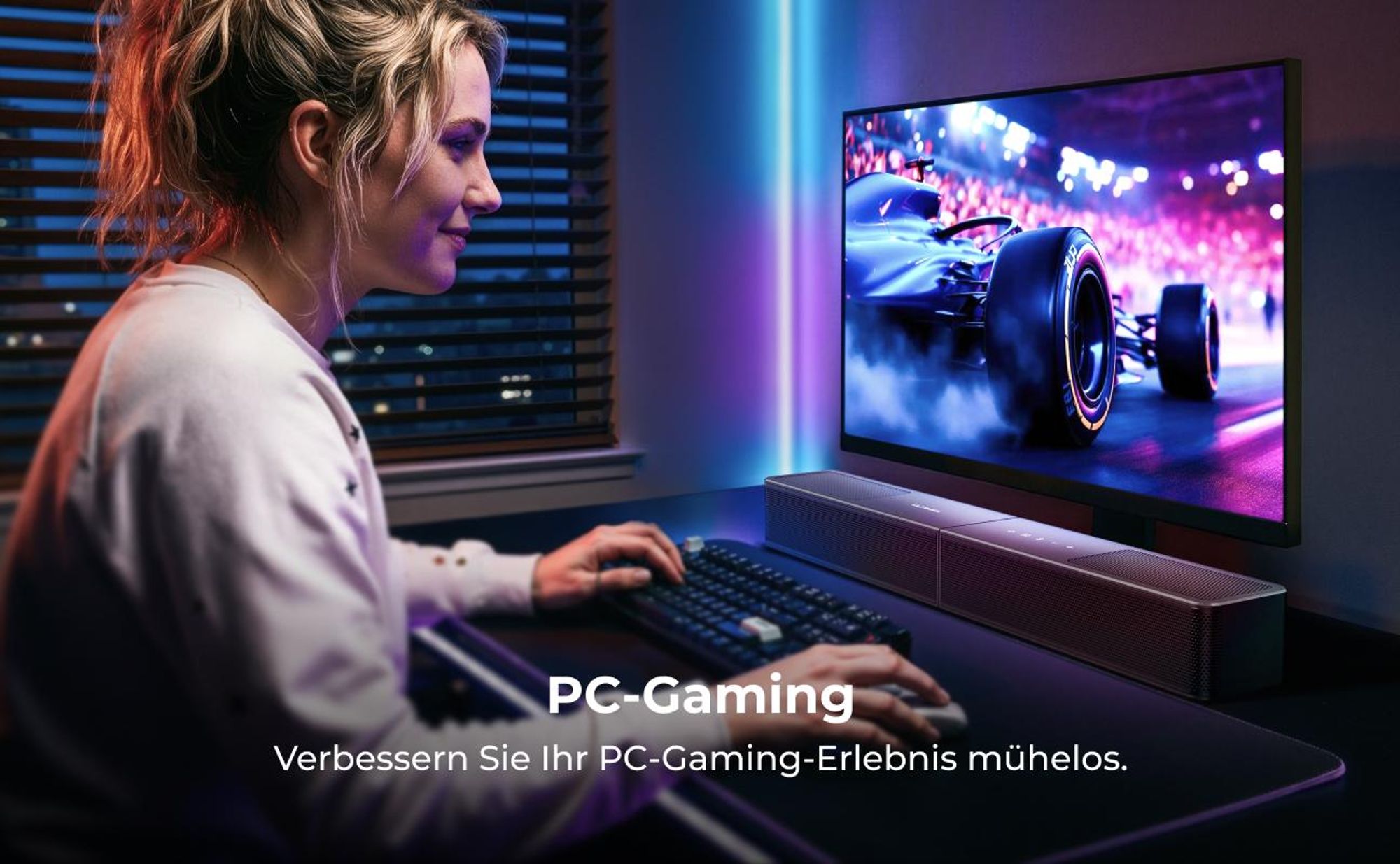 ULTIMEA Poseidon M70 - Soundbar für TV, 3.1.2 Dolby Atmos, kabelloser 5,25" Subwoofer, HDMI eARC, Bluetooth® 6.0, 312 W Spitzenleistung