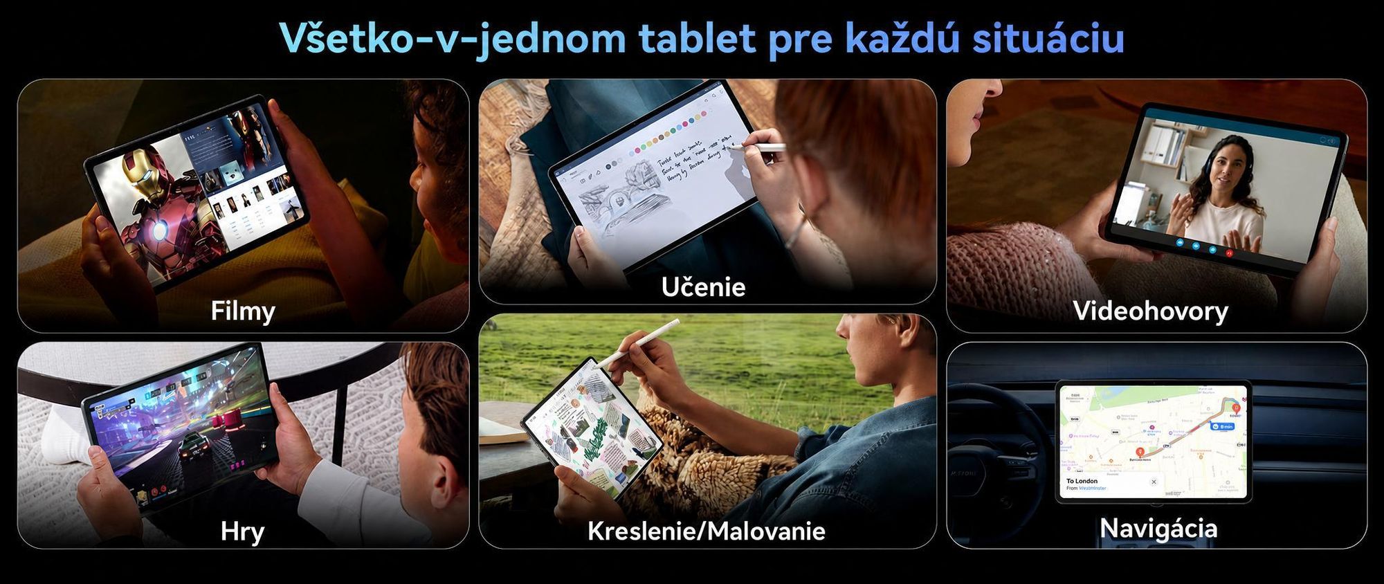 Tablet Nexall N90 s Androidom 16, 12" FHD InCell s obnovovacou frekvenciou 120 Hz, 24 GB (8 + 16) RAM + 128 GB ROM (podpora TF kariet až do 2 TB), 5G, Wi-Fi/4G SIM, 9000 mAh/18 W, Gemini AI, s perom/klávesnicou/myšou