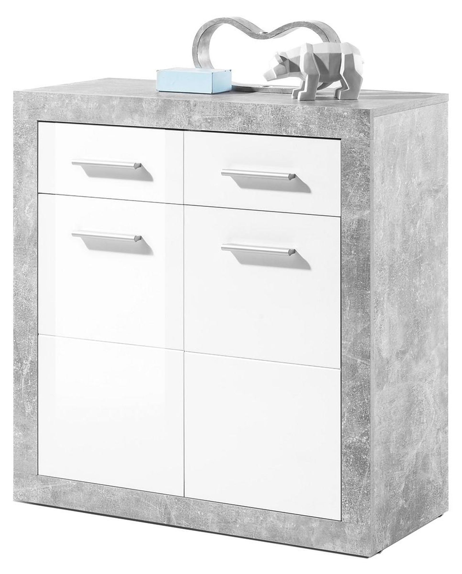 Preisbrecher Rio de Janeiro Kommode – Moderne Sideboard-Lösung mit Stauraum und Beton-Optik