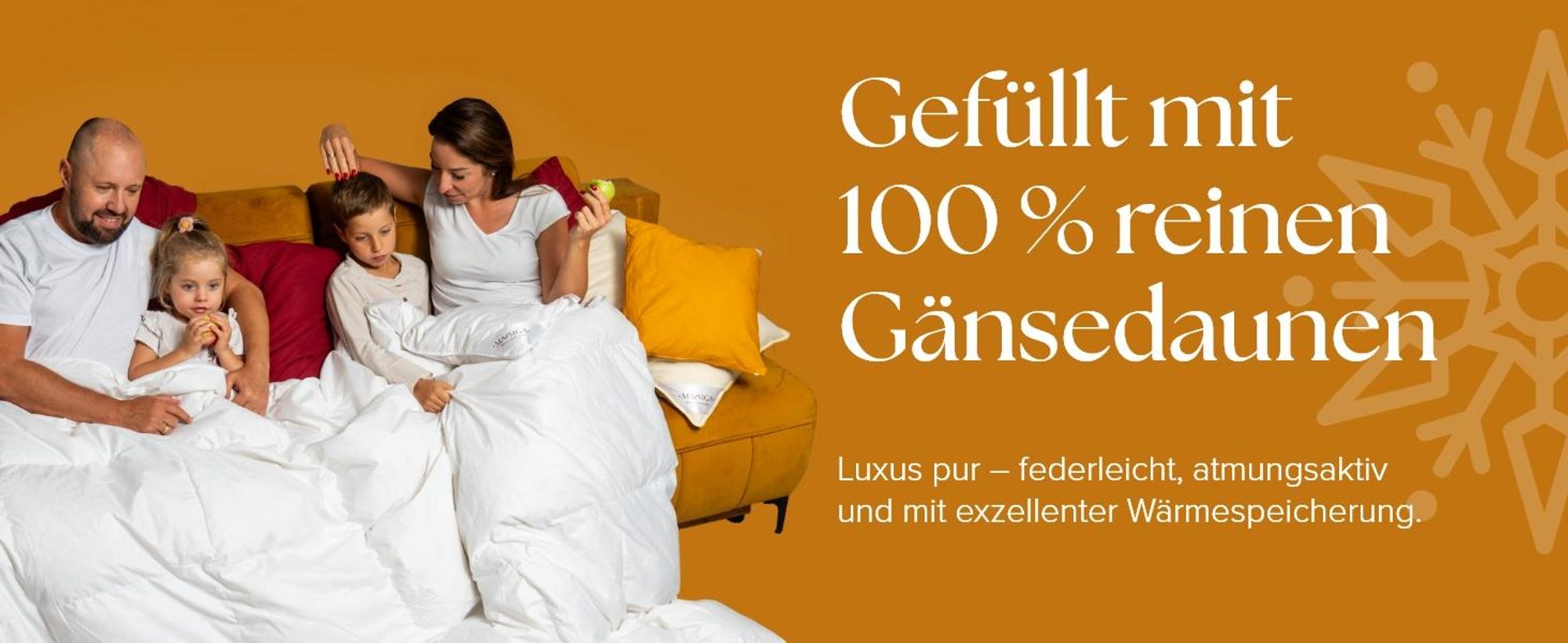 MAXIGA Winter Daunendecke 135x200 – 100% Gänsedaunen, extra warm 1800g, atmungsaktiv & waschbar,  , Allergikerfreundlich