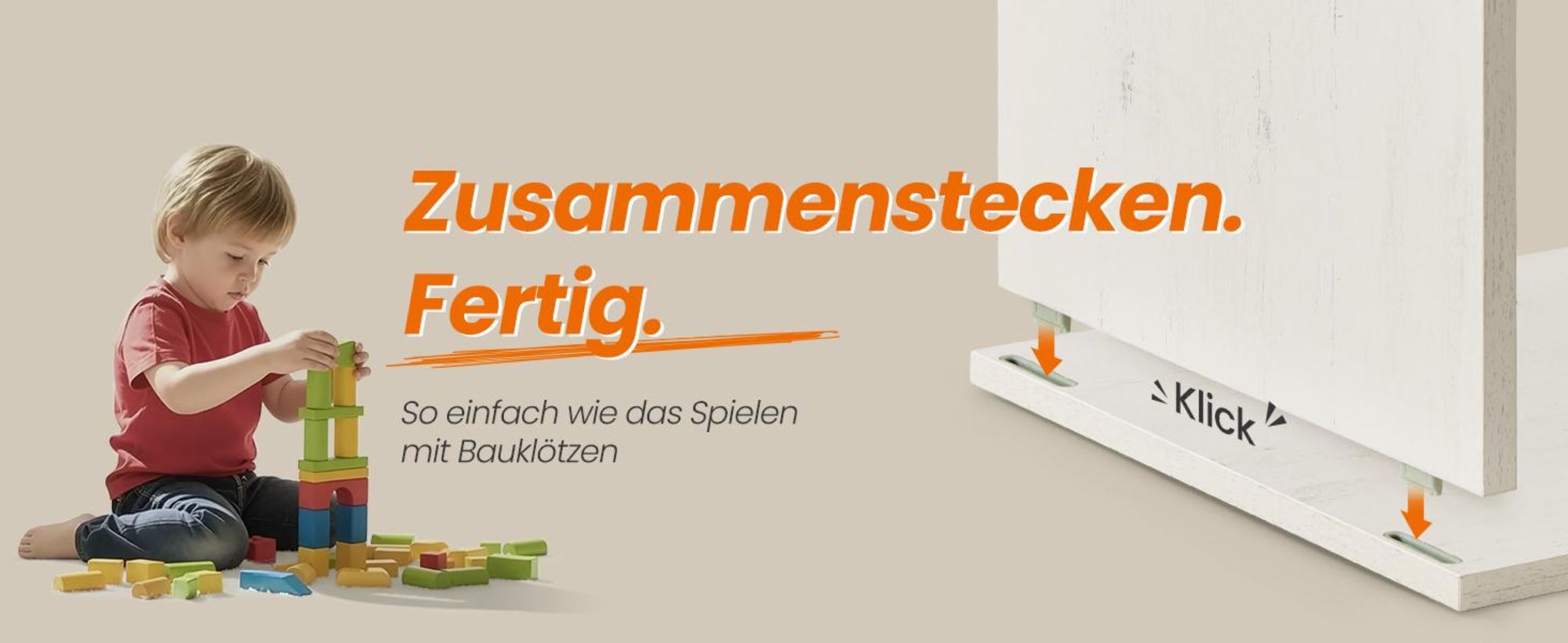 SONGMICS HOME Katzenklo-Schrank, Snapsemble – superschnelle Montage, Katzenschrank, weiß-braun