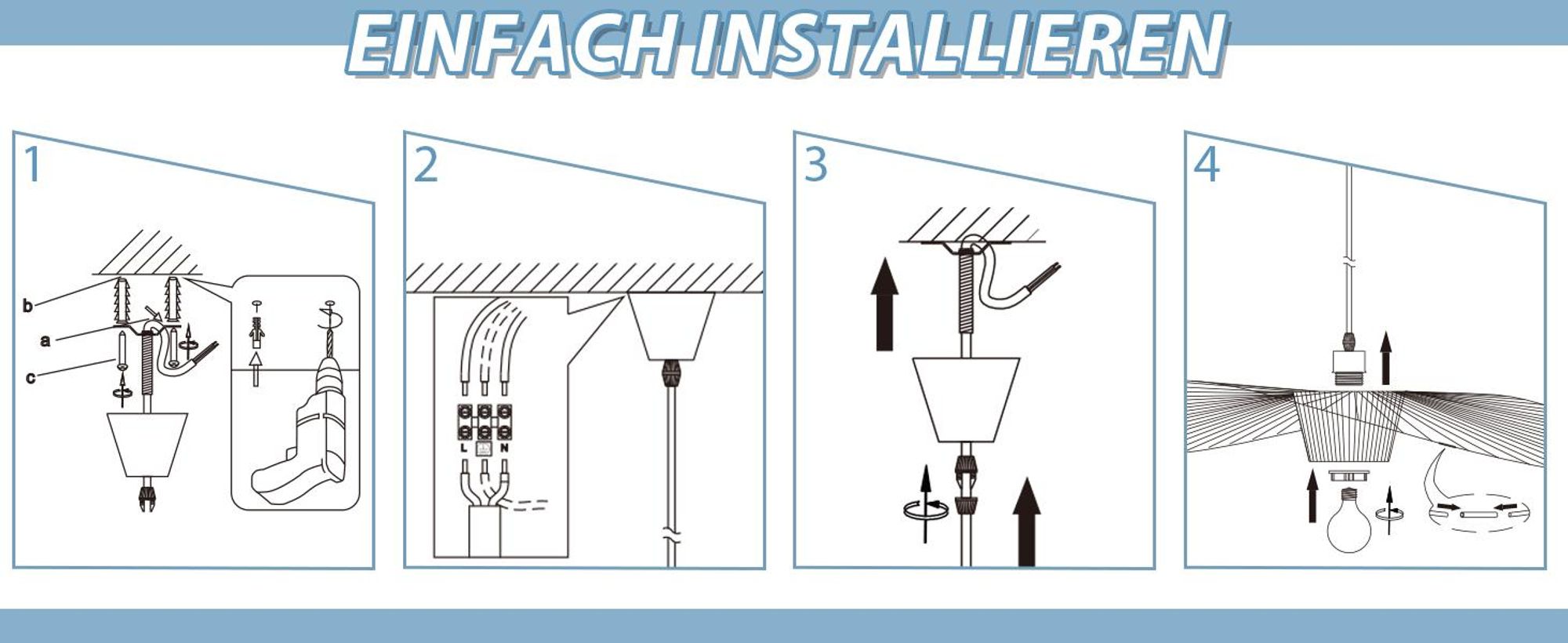 Lampada a sospensione ZMH da tavolo da pranzo 120 cm, lampada a sospensione per soggiorno, lampade a sospensione E27, lampada da tavolo da pranzo regolabile in altezza, lampada a sospensione per sala da pranzo, lampada da tavolo da pranzo creativa