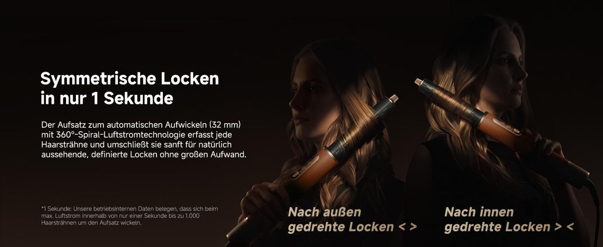 DREAME AirStyle Pro,7in1 Multistyler,Schnelltrocknend,2Lockenaufsätze,Volumen für das Haar,glättende Bürste,Kräusel Reduzierung,2026Neue Version,Braun