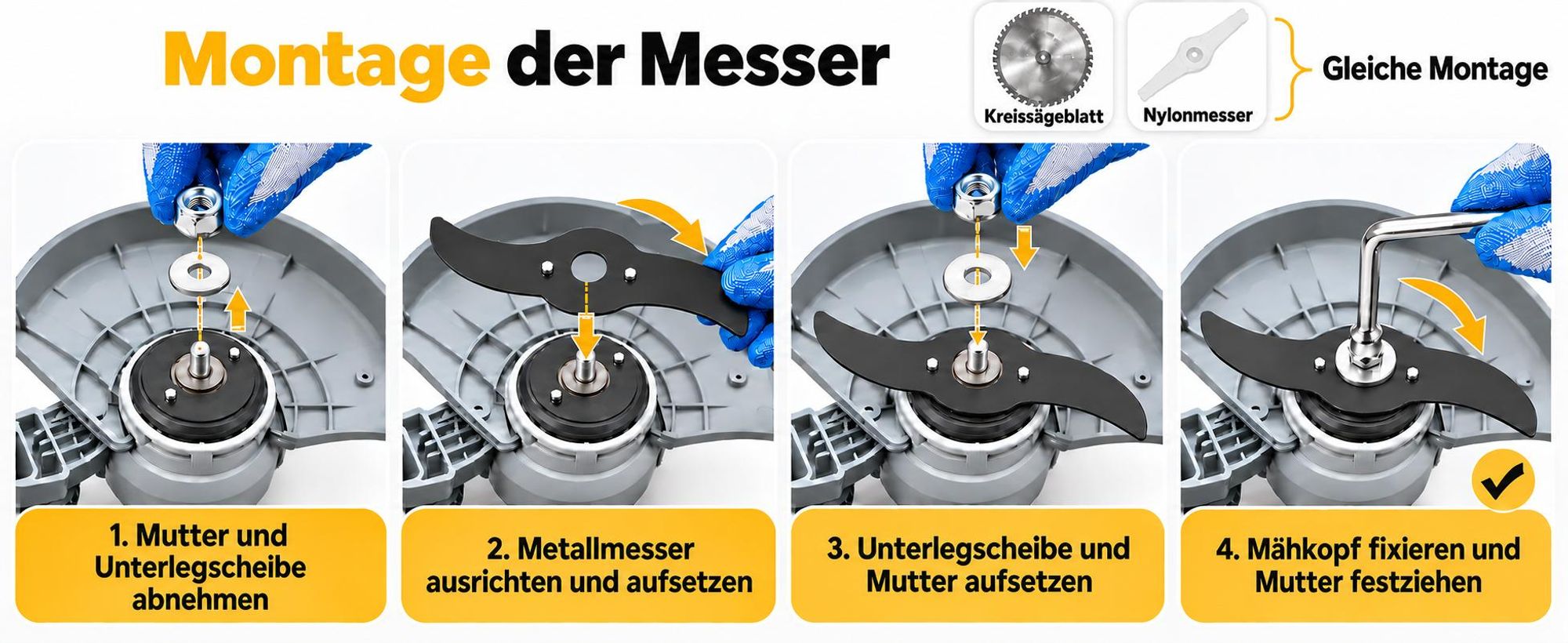 Traumheim Akku Rasentrimmer 21V, 3-in-1 Freischneider, 2x 2,0Ah Akku mit Ladegerät, Teleskopstiel, Kantenschneider, 3 Messerarten,für Garten und Rasen