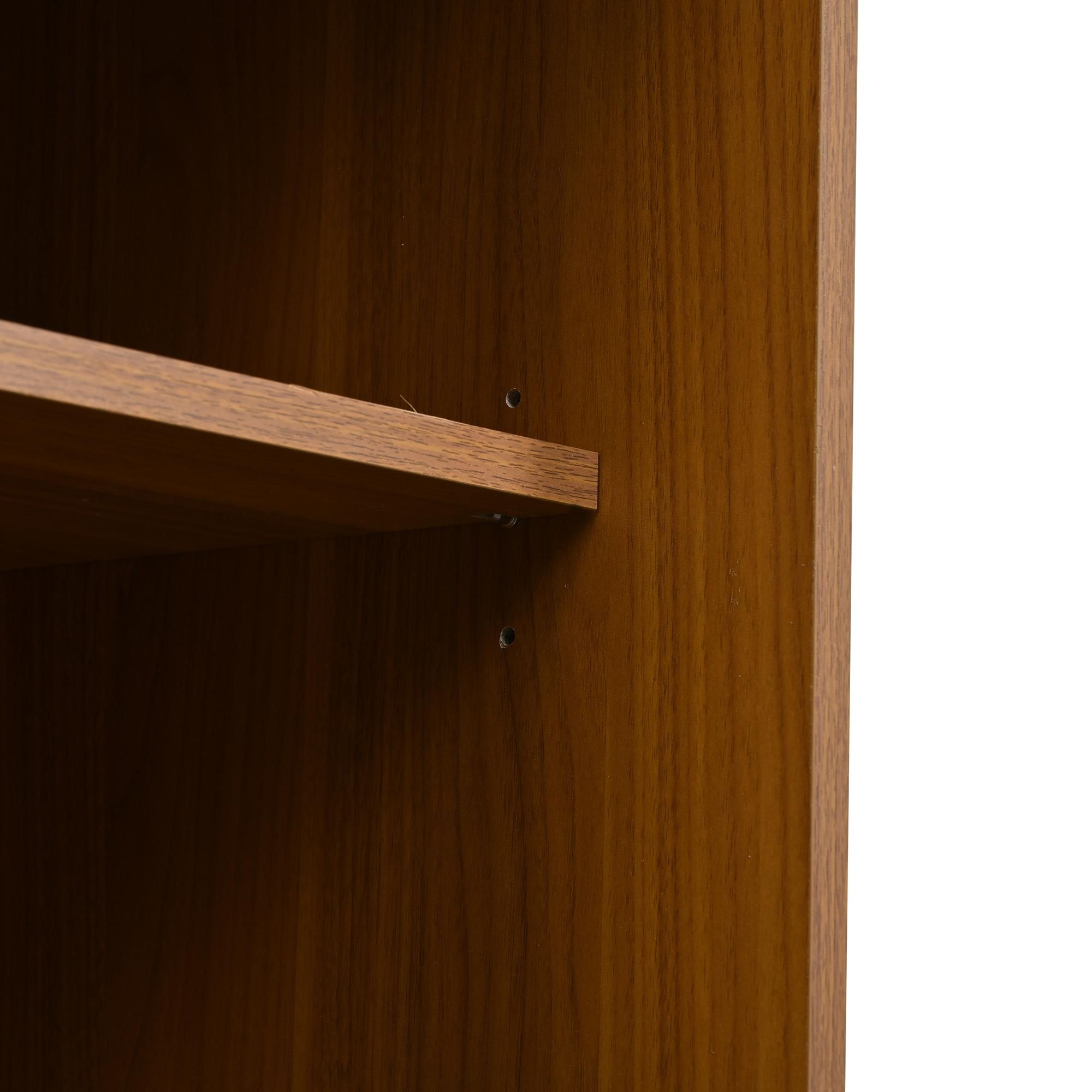 MERAX Kommode Aufbewahrungsschrank mit verstellbaren Einlegeböden mit Schiebetüren Rattangeflecht,Sideboard mit 6 Fächer