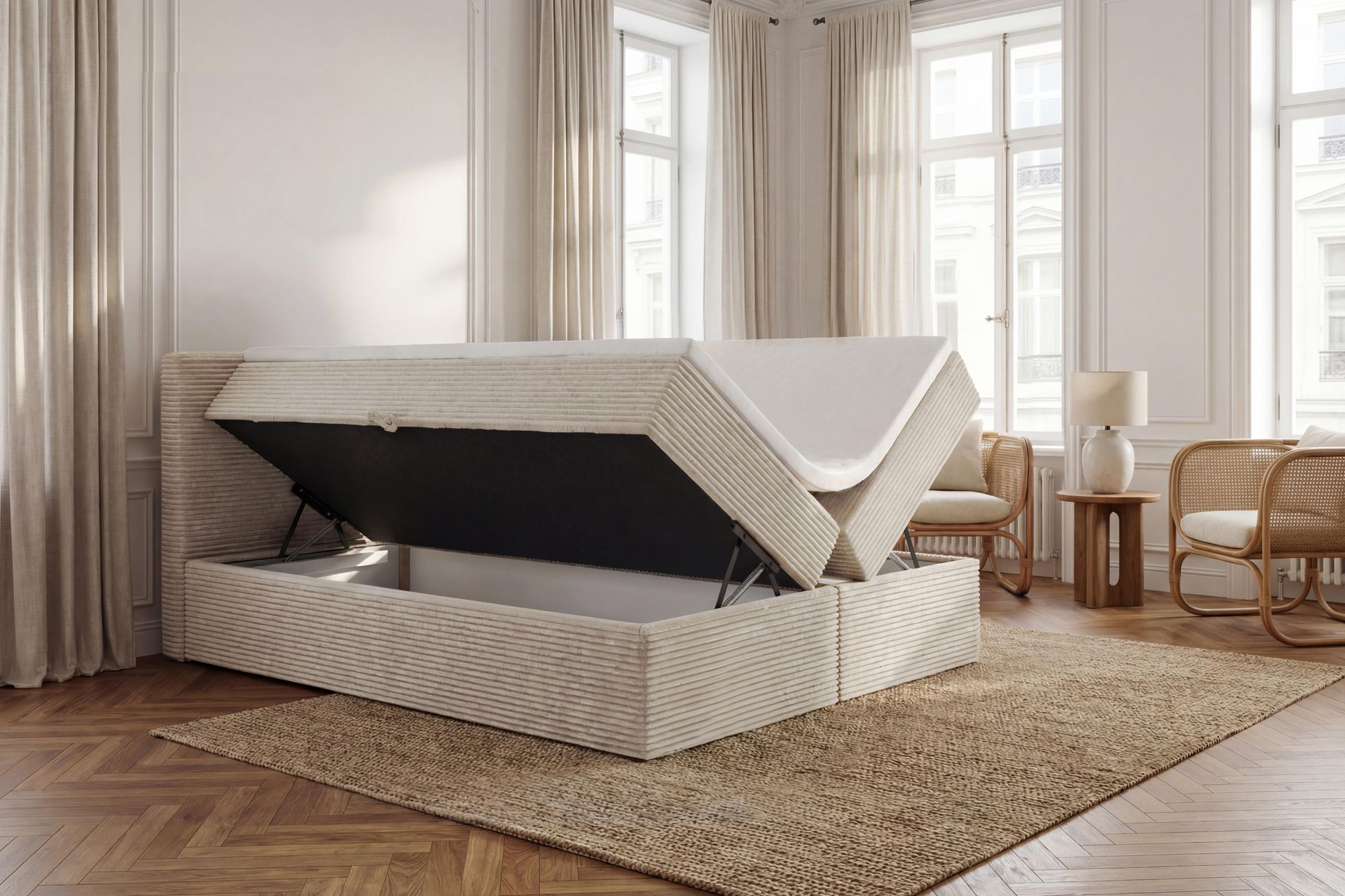 Bett mit Bettkasten – mehr Stauraum im Schlafzimmer
