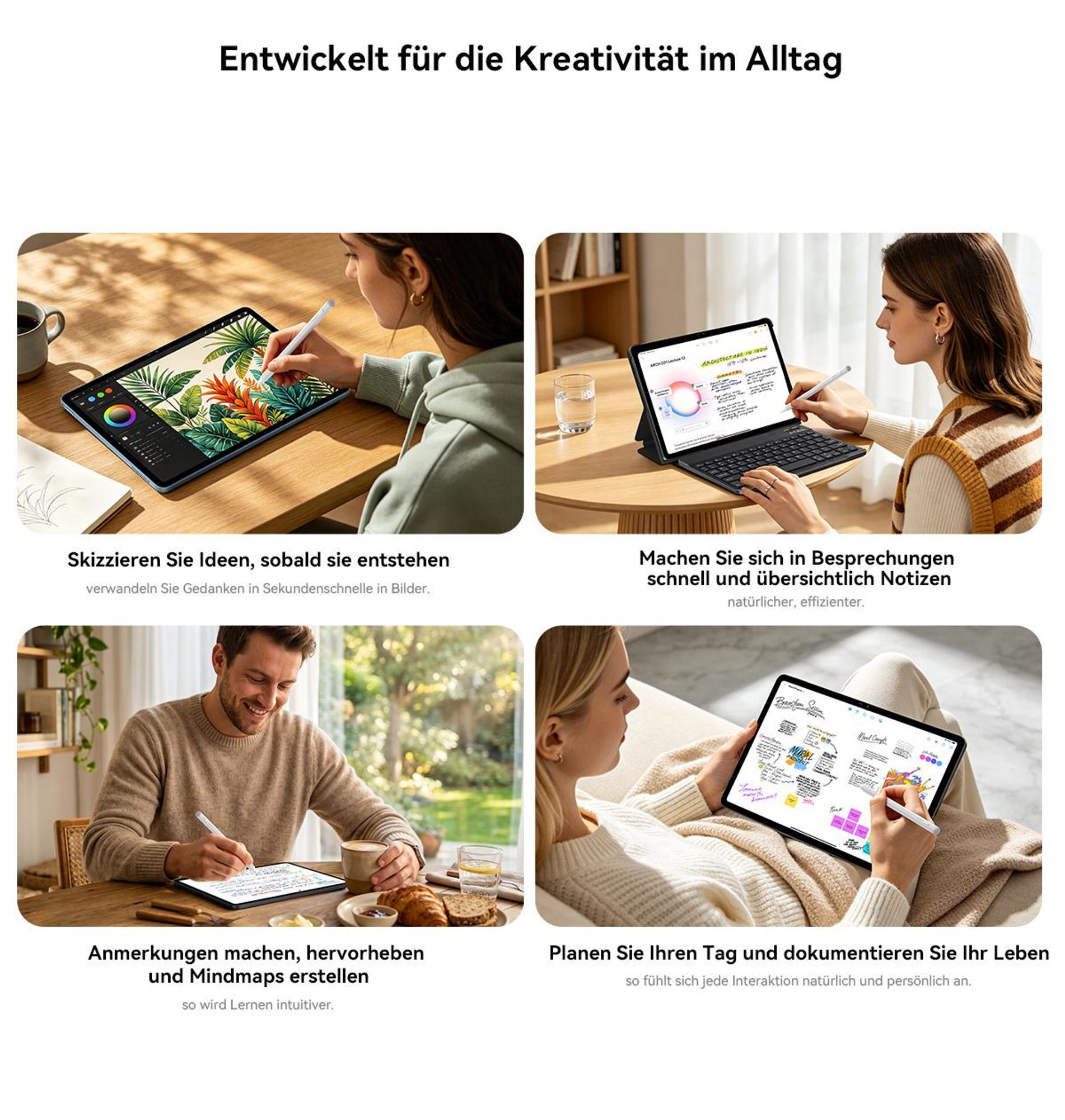 Blackview MEGA 5 Tablet, 12.2"/2,4K/120Hz Display, 1080P HD, 48GB+ 256GB+2TB TF, Dual-SIM 4G, WiFi 6, 10000mAh, mit Tastatur/Maus/Stylus/Hülle