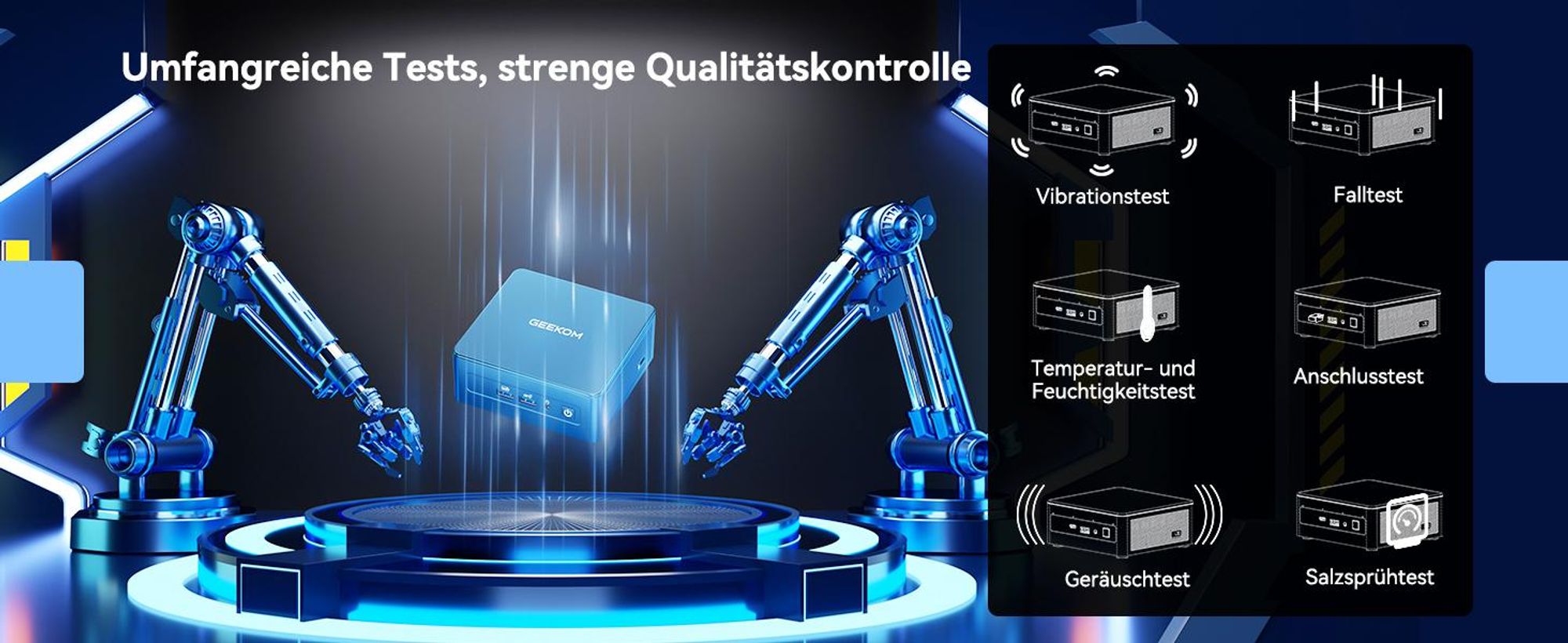 GEEKOM IT13 Mini PC, Intel i5-13600H, 16GB RAM & 1TB SSD, aufrüstbar, 4 Displays bis 8K, 2× USB4, IceBlast-Kühlung, vorinstalliertes System, für Büro