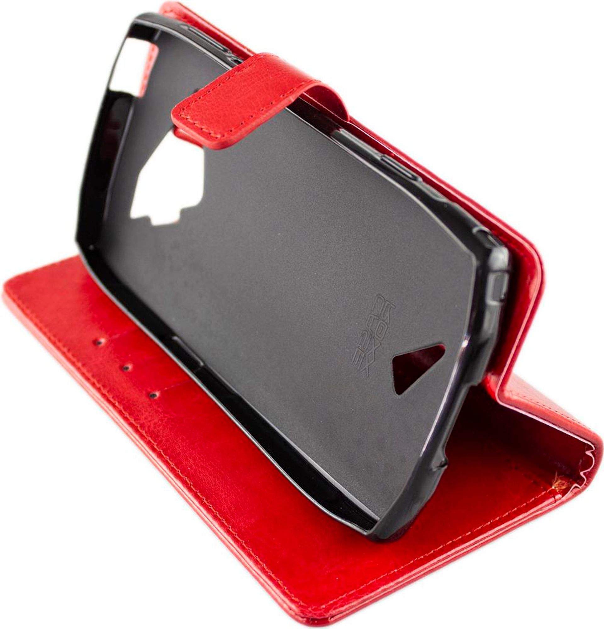 caseroxx Handy Hülle Tasche kompatibel mit Crosscall Action-X5 Bookstyle-Case Wallet Case rot Bookstyle Tasche Bild 2