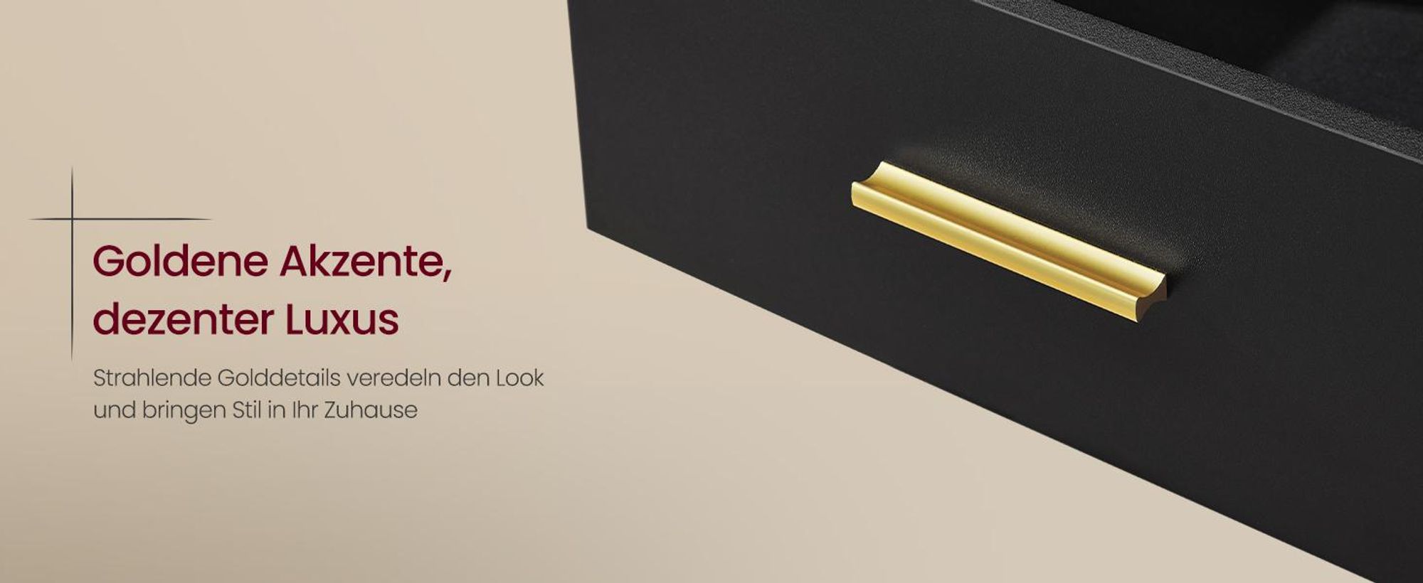 VASAGLE Beistelltisch mit Schubladen, 2er Set, Nachttisch aus Holz, Schlafzimmer, Massivholzbeine, schwarz