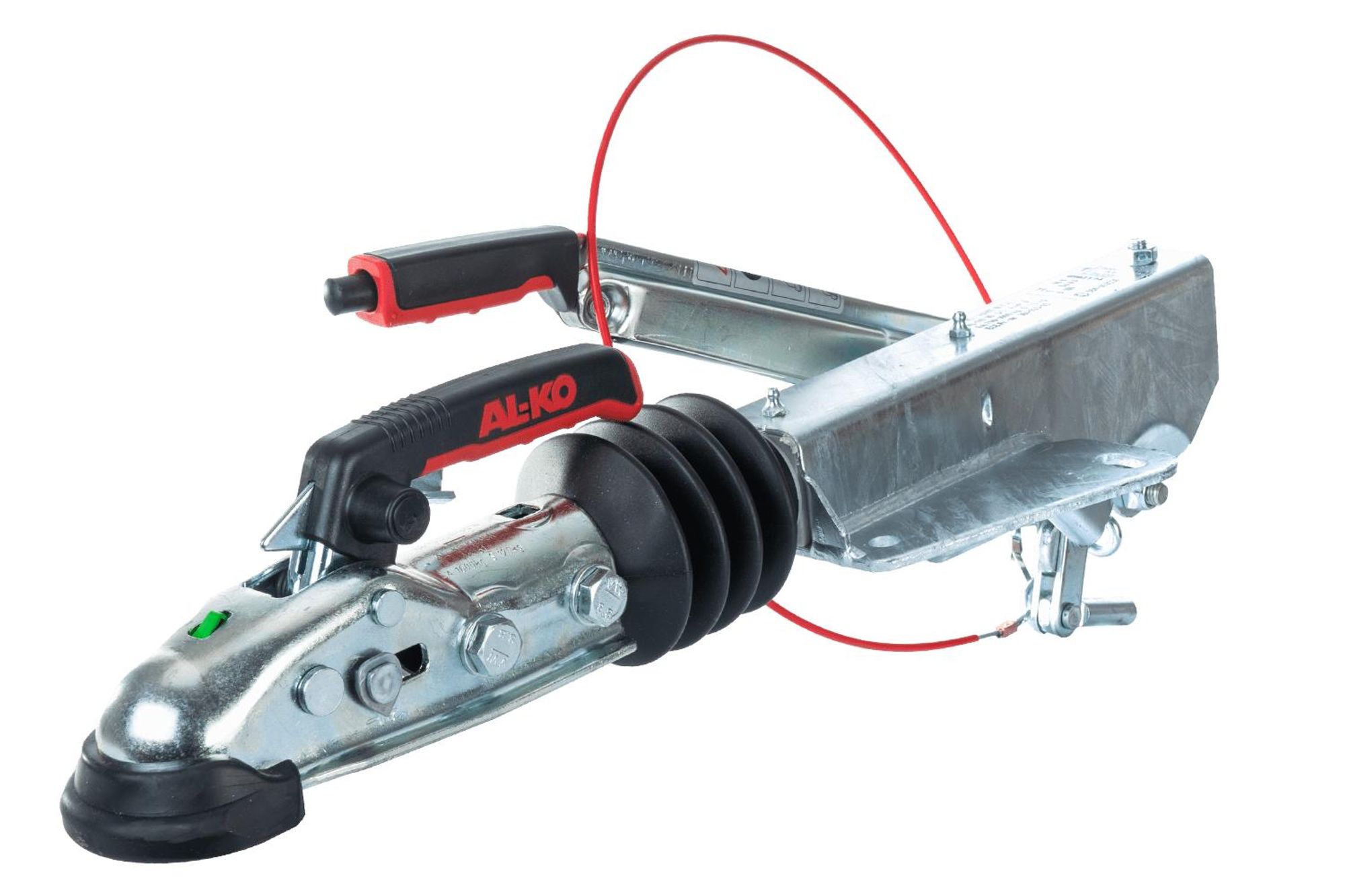 AL-KO Auflaufeinrichtung 90S/3 mit Kugelkupplung AK161, zGG 700-1000 kg, V-Deichsel, verzinkt, für gebremste PKW-Anhänger