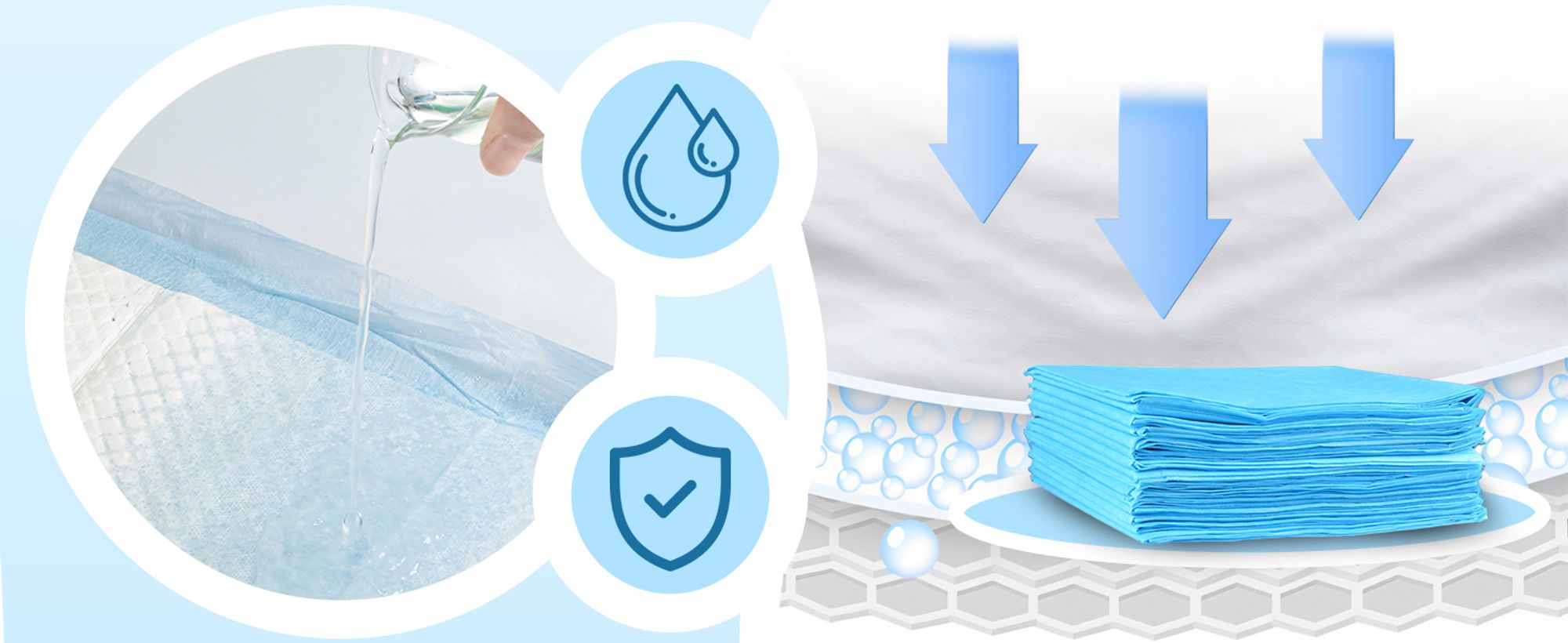 Trainingsunterlagen für Hunde und Welpen, 100er Hygienisch Hygieneunterlagen, Toilettenmatte, Welpenunterlagen, Ultra saugfähige Pads, 60x60 cm Retoo