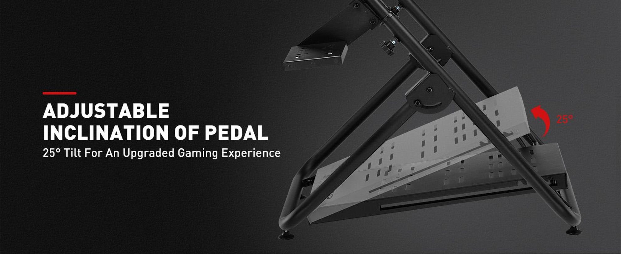 Stojak na kierownicę GTPLAYER Sim Racing do G920 G29 G25 G27 G923 T300RS z uchwytem na dźwignię zmiany biegów, regulacją wysokości i kąta nachylenia, czarny