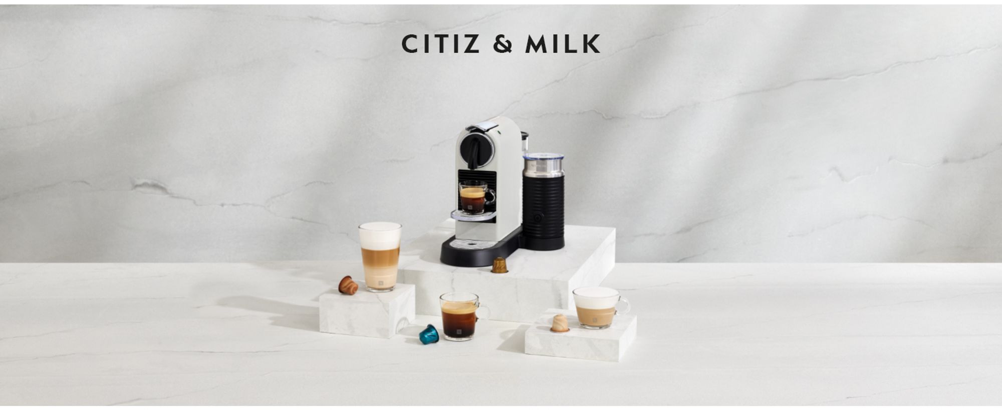 NESPRESSO ORIGINAL | CitiZ&milk | Kaffeekapselmaschine von Krups | Silber