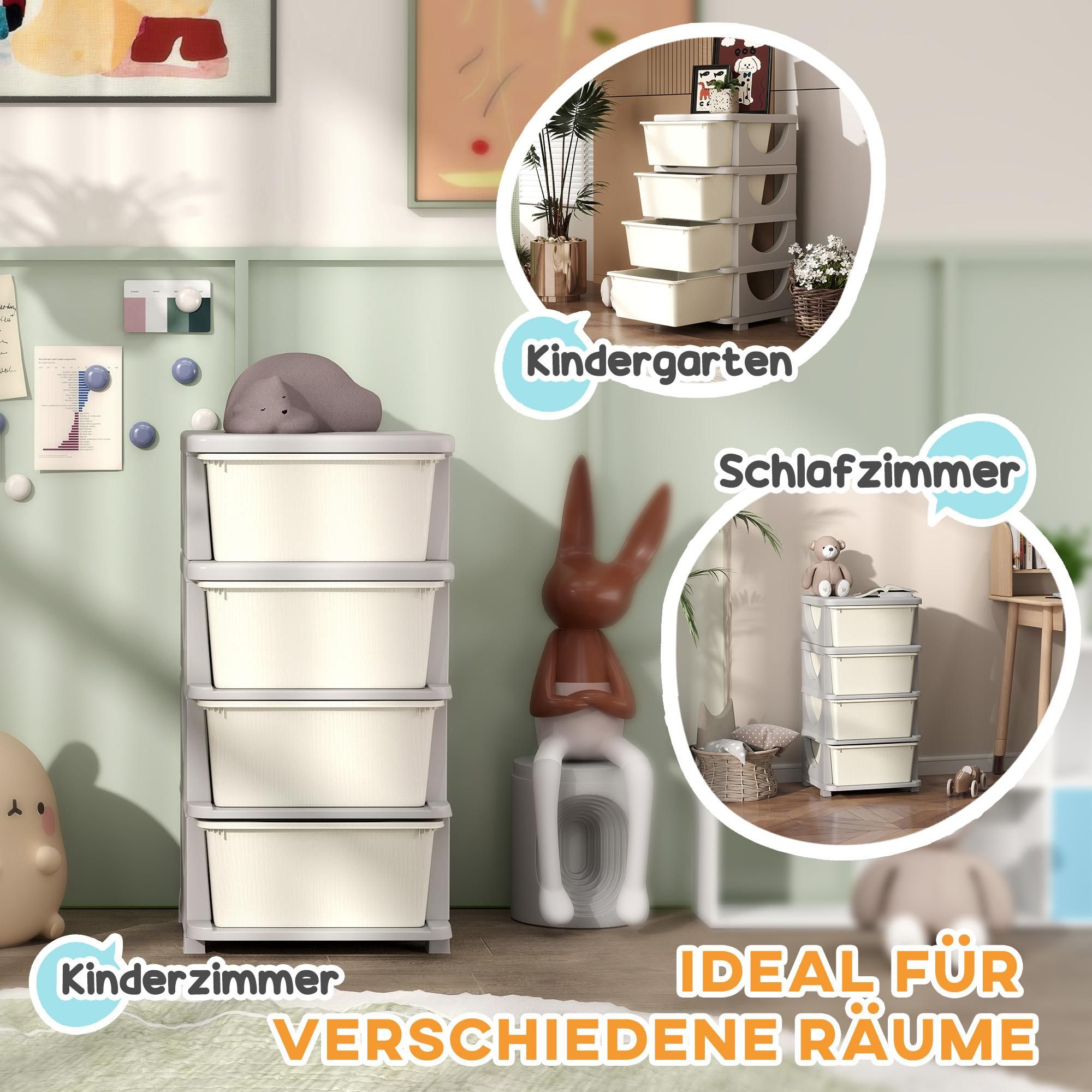 mit Kinder Schubladenbox Sitzfläche