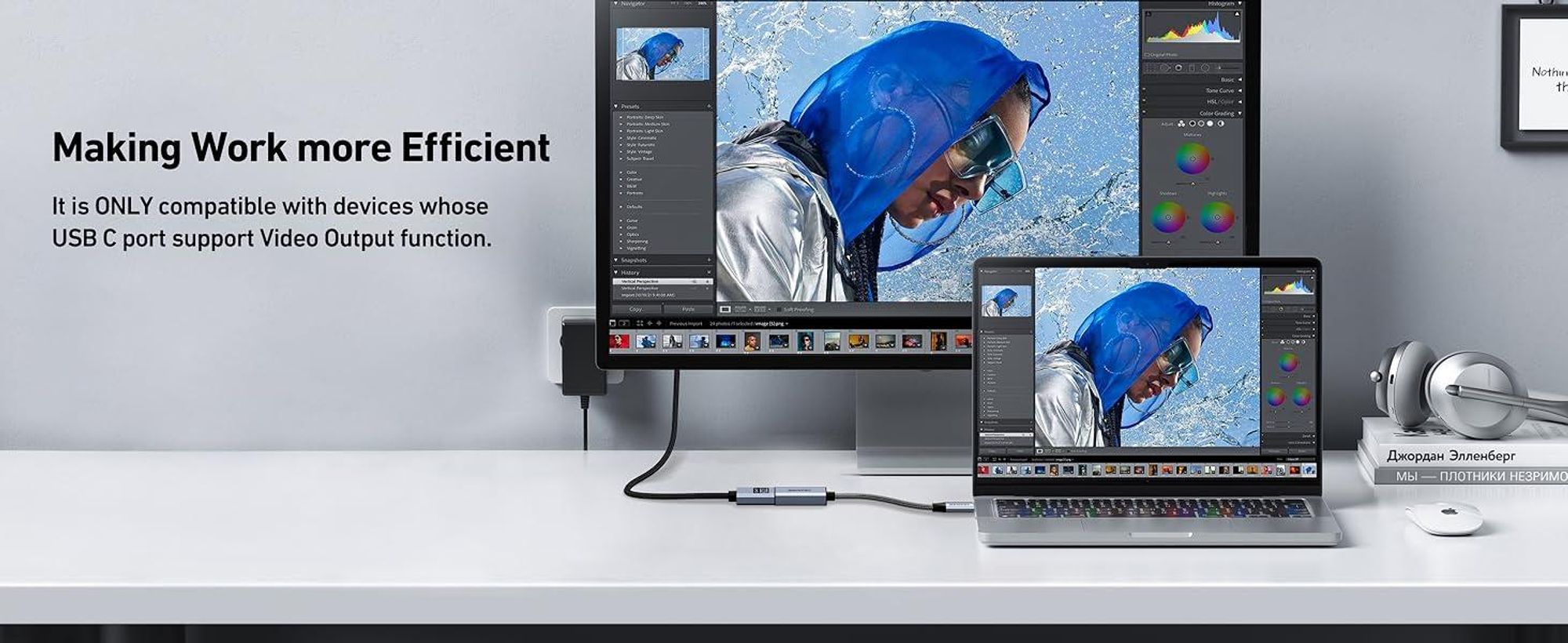 BENFEI Kabeladapter USB C auf HDMI Adapter 4K 60Hz Thunderbolt