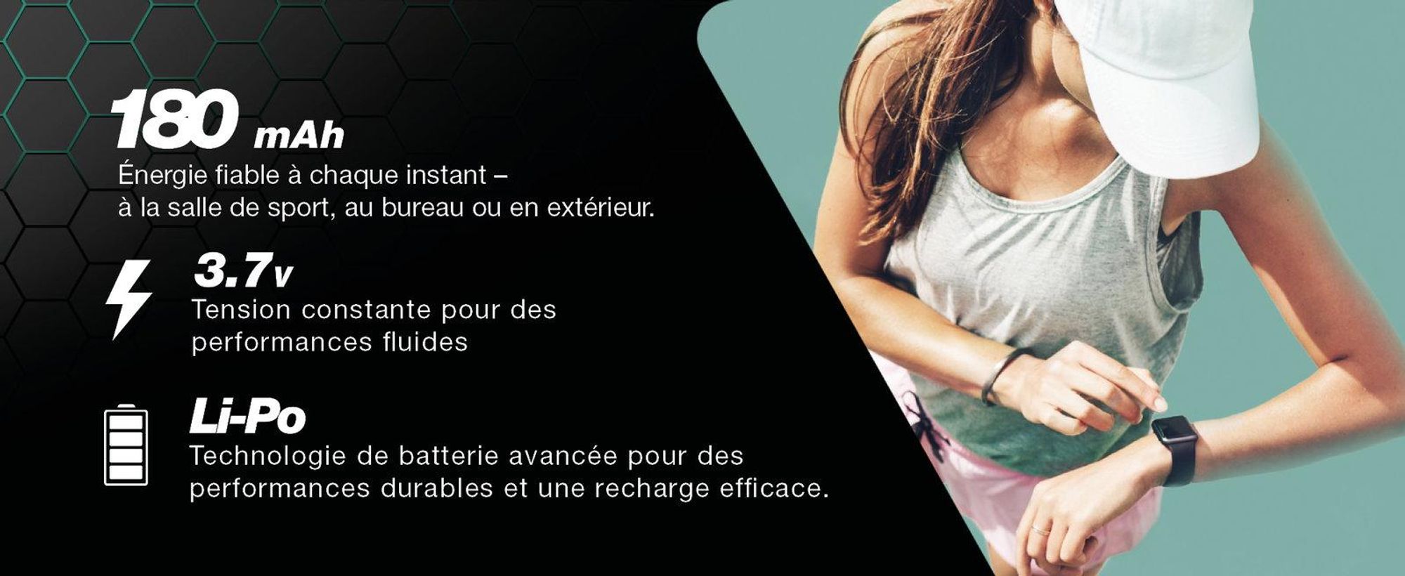 CELLONIC 1x Batterie pour Montre connectée et bracelet de fitness Compatible avec Garmin vivoactive 4, Forerunner 235, Forerunner 735XT, 361-00086-00 - (180mAh, 3.7V)