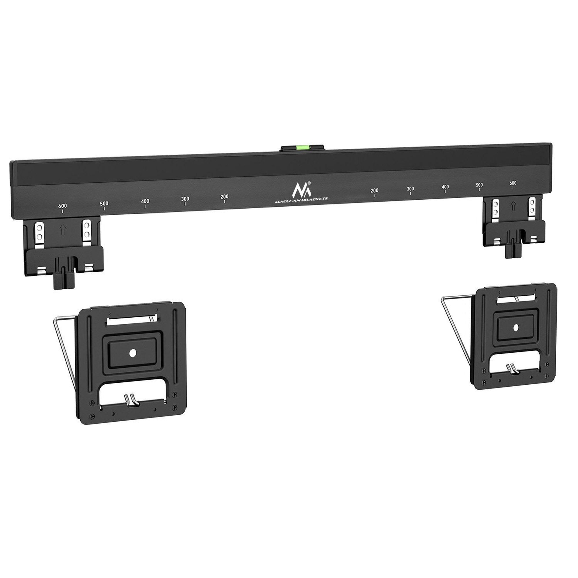 Ultraflache Wandhalterung für 37-80 Flach & Curved Fernseher bis zu 75kg Max. VESA 600x400 Universal TV Halterung