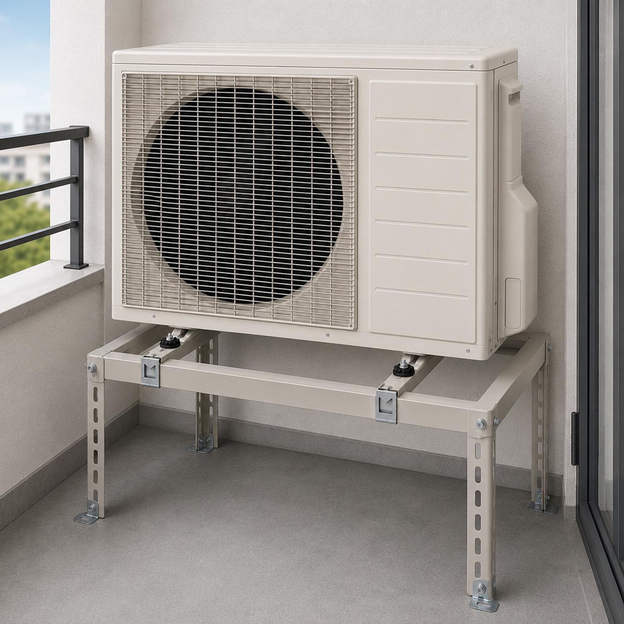 Klimaanlage Bodenständer Klimaständer Halterung 280-870mm / 230-450mm bis 70kg max 36000 BTU