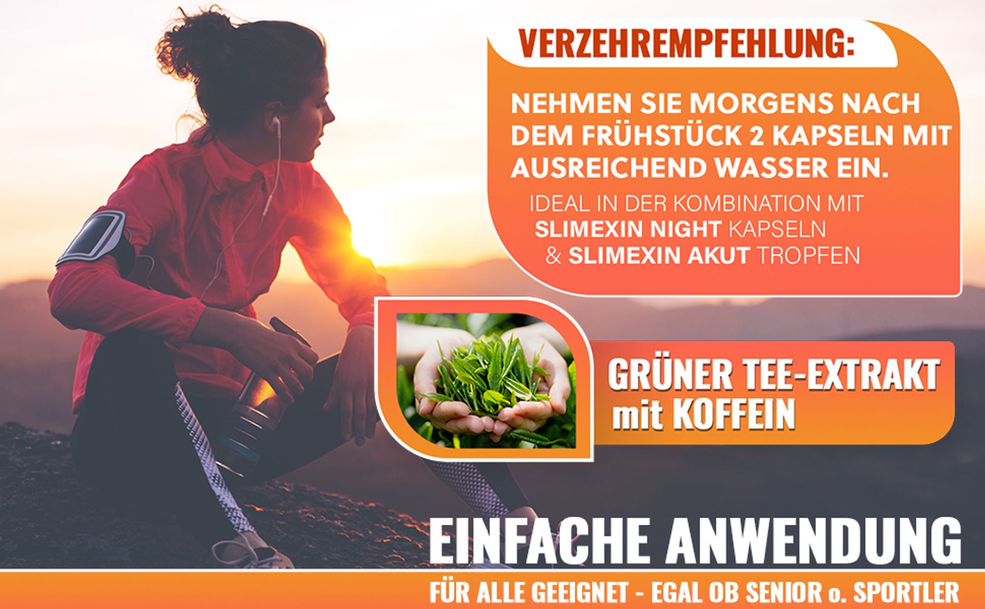 Enolenia® SlimEXin Morning Burn - hilft gegen Hungеrgefühl – Appеtitzügler – schnell abnеhmen – natürliche Inhaltsstoffe für Frauen + Männer