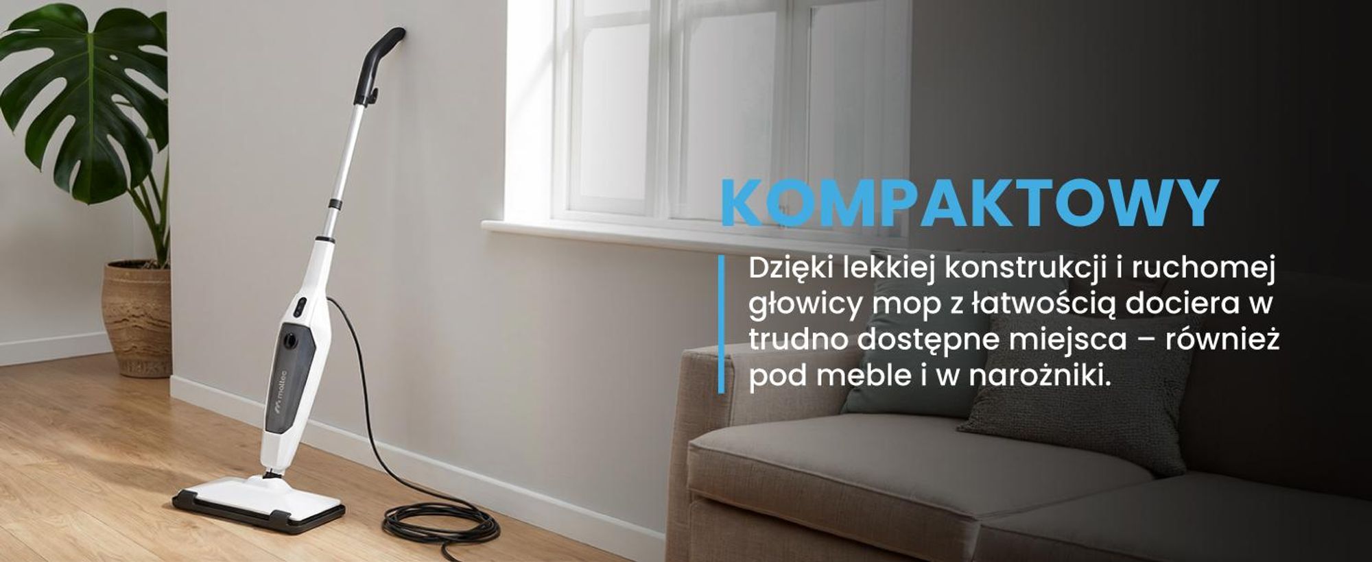Odkurzacz parowy wielofunkcyjny 2000w mop do podłóg tapicerki z akcesoriami