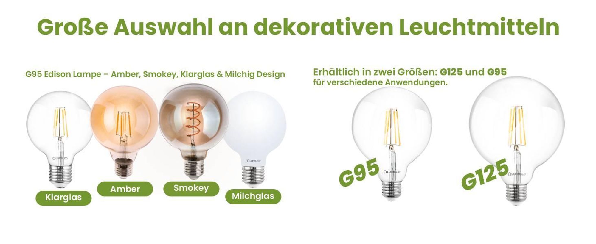 LUMILED 3x E27 LED Lampen G95 Globe matt 8W Ersetzt 75W Glühlampe 880lm Leuchtmittel 4000K Neutralweiß Glühbirne Retro Filament Glas Große Kugel Deko 3 Stück Birnen Haus Café Bar 95mm