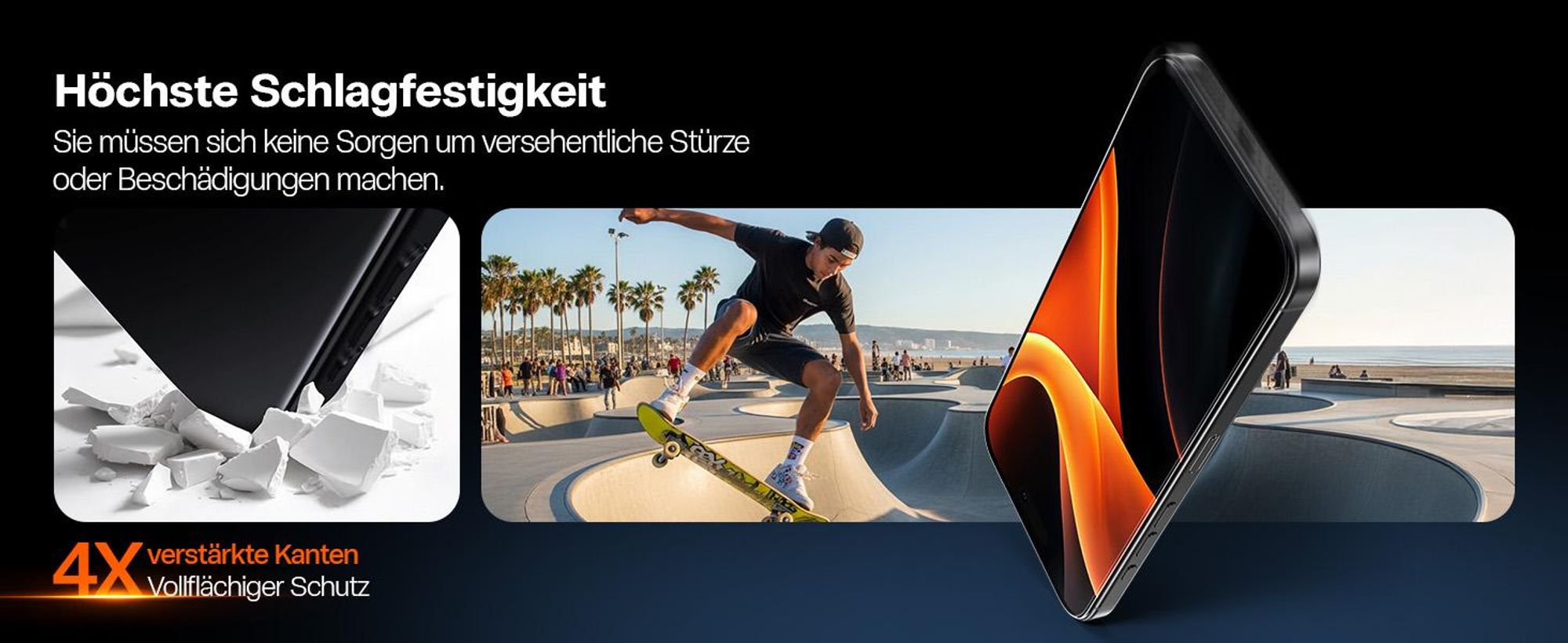 TORRAS OrigArmor für iPhone 18 Pro AR Panzerglas Schutzfolie 3D Blendfrei 9H 1Stück 3D Perfekte Passform Vollabdeckung Auto-Montage