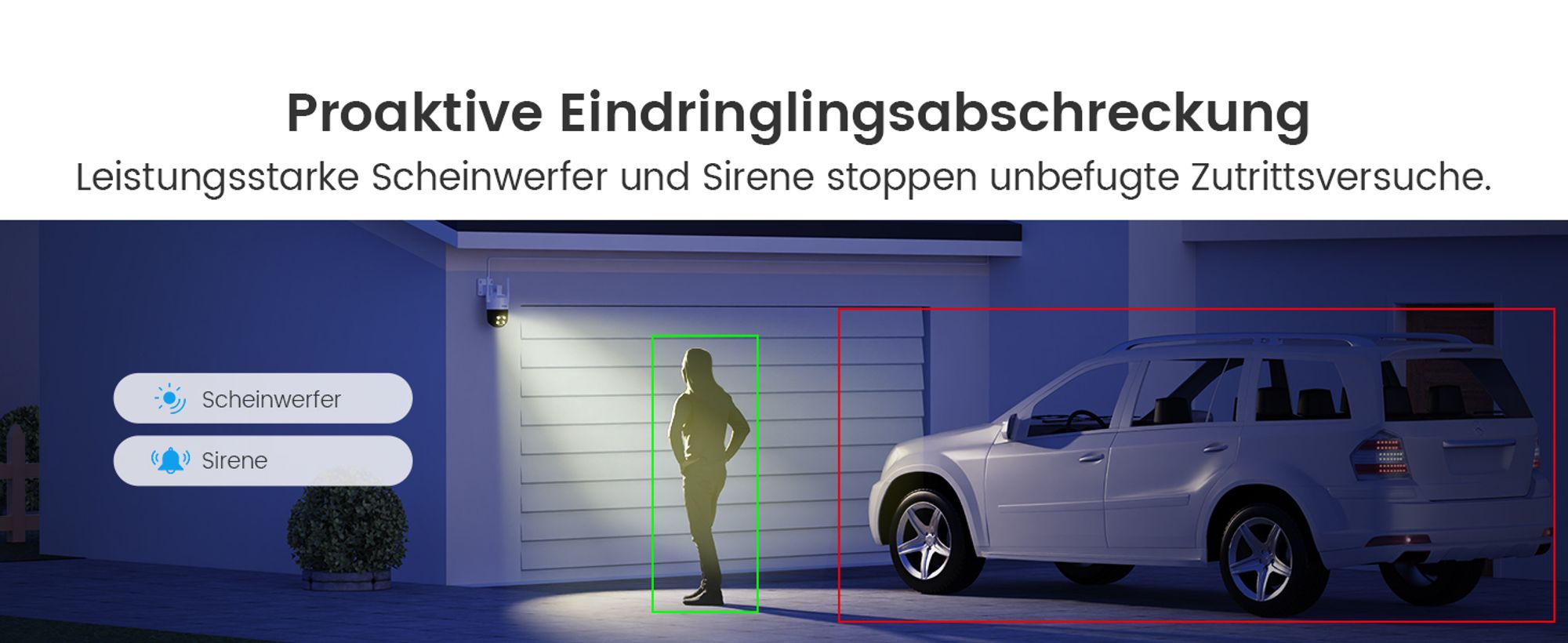 ZOSI 5MP WiFi 6 Überwachungskamera Aussen Set, 8CH NVR mit 1TB HDD, 4X 360° WLAN Kamera mit Personen- und Fahrzeugerkennung, Farb-Nachtsicht, C296B