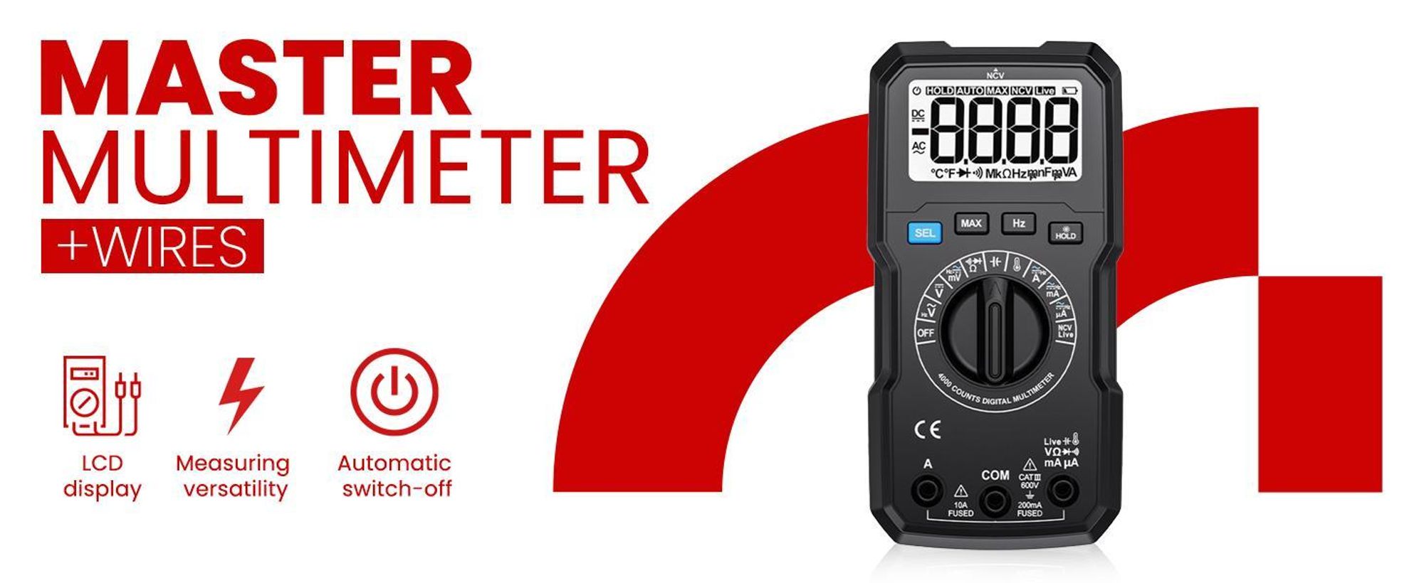 Digitales Multimeter Strommessgerät