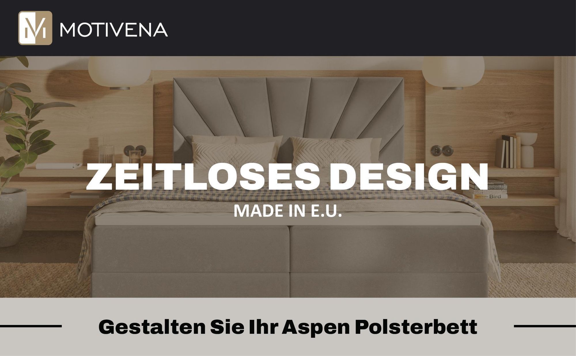 MOTIVENA Aspen Boxspringbett 160x200 Grau Samt (Jasmine 96), Bonellfederkern-Matratze (H4), T28 Komfortschaumstoff Topper (H3)