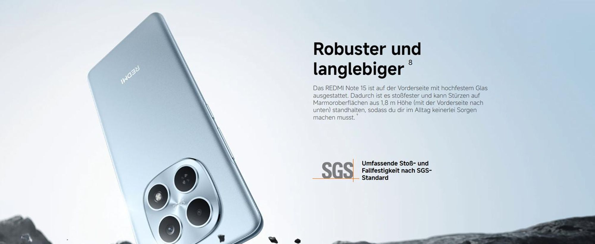 Xiaomi Redmi Note 15 4G NFC Glacier Blue - 128GB 17 2 cm (6.77 ) 6 GB 6000 mAh Blau